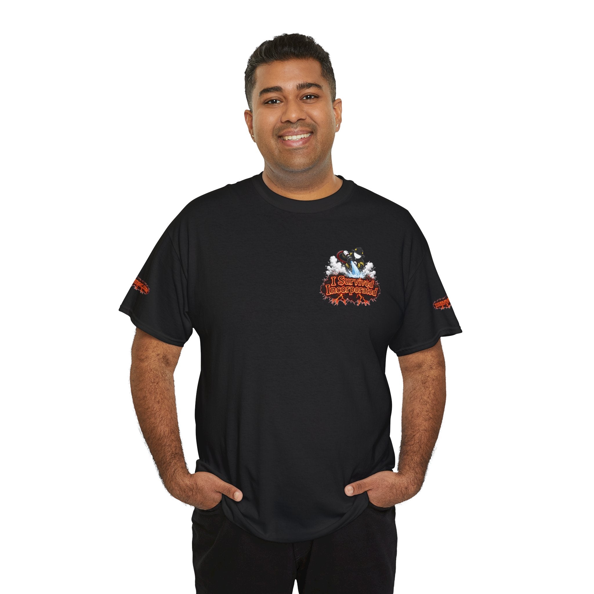 I Survived 2020 — "Please Stand By" Test Pattern Tee Wildfire Signal Special Edition Summer Premiere Unisex Heavy Cotton Tee