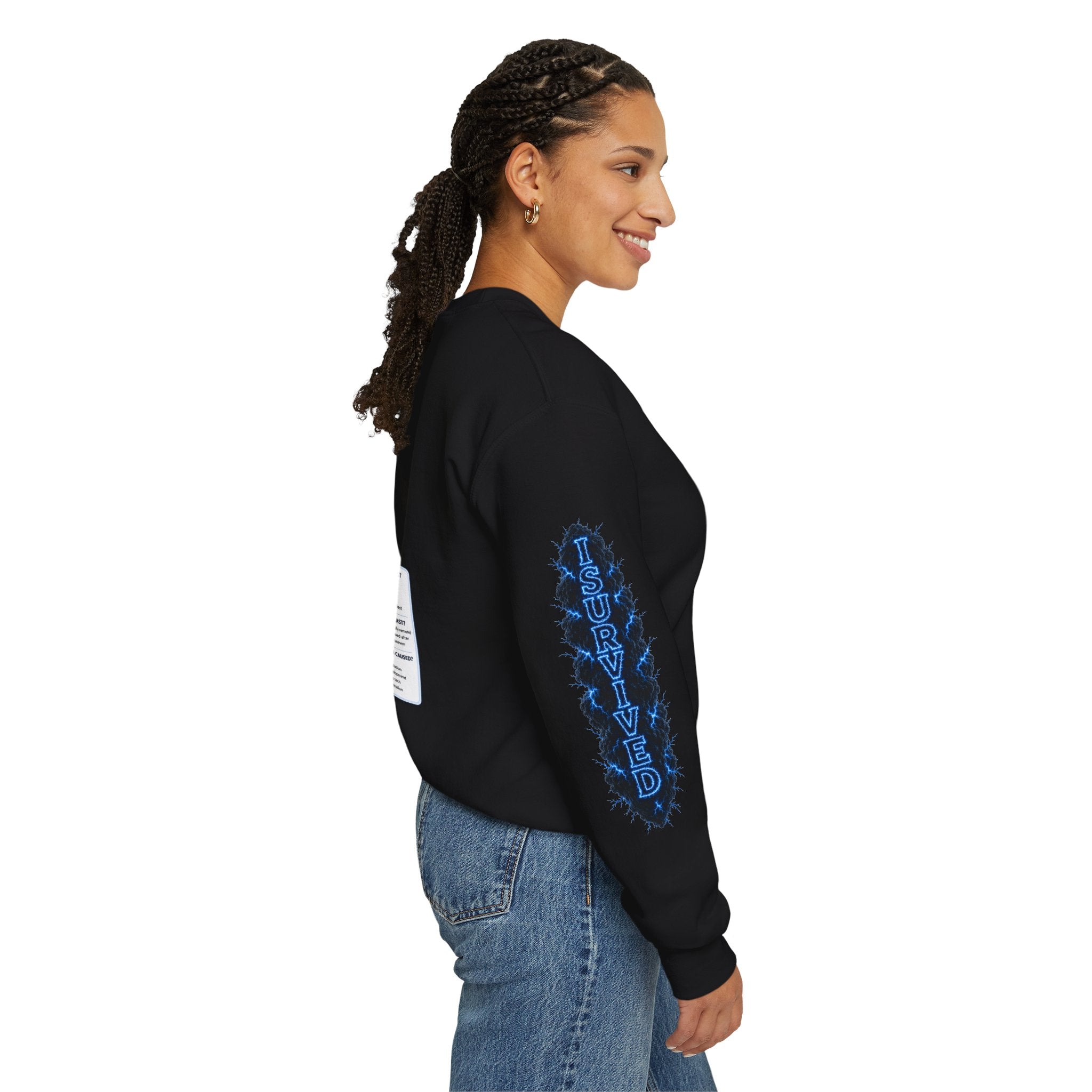 I Survived 2020 — LOCKDOWN S3:E3: Director's Cut Special Edition "Remote Schooling" Unisex Heavy Blend™ Crewneck Sweatshirt