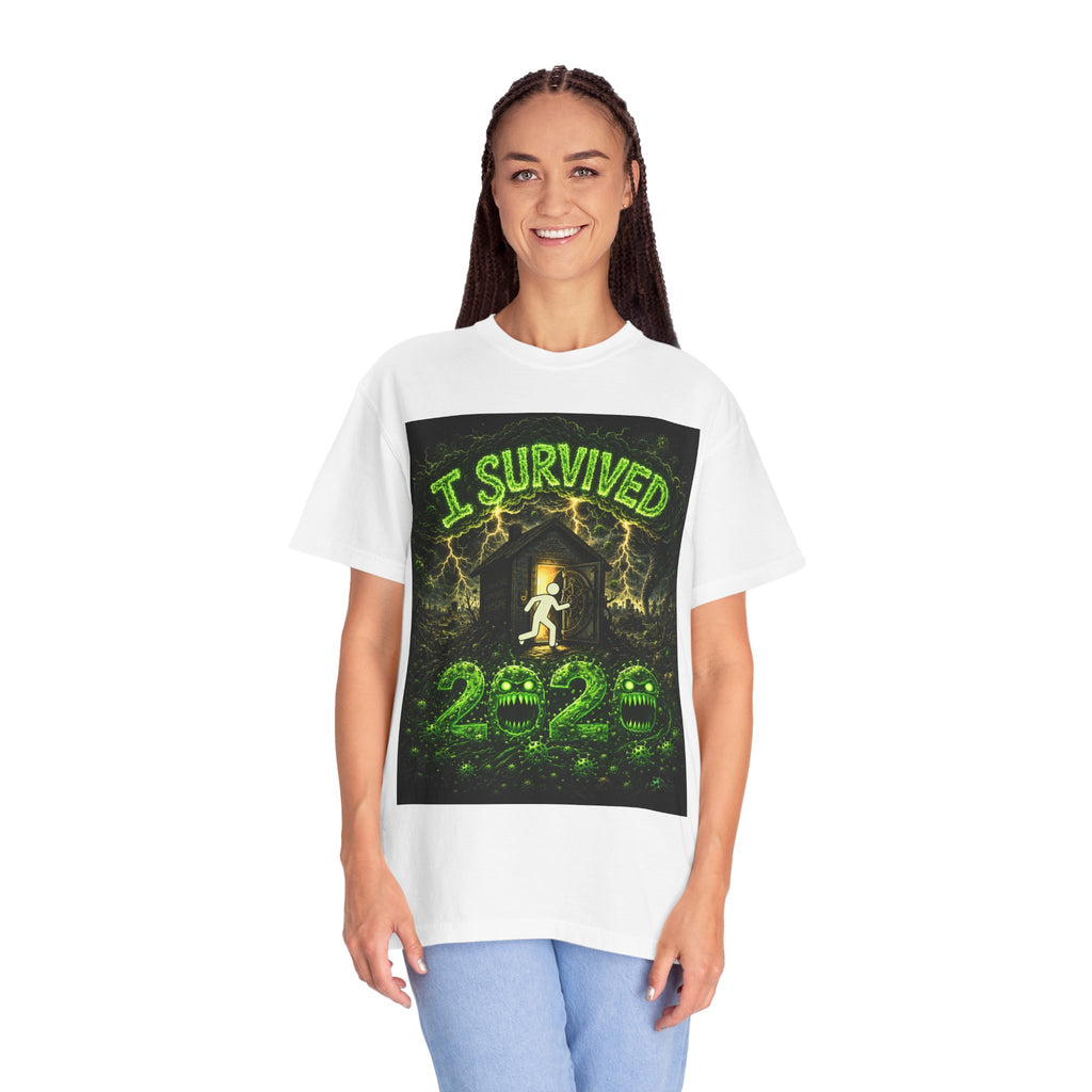 I Survived 2020 — S1:E3 "The Jab!" | Pandemic Edition Unisex Garment-Dyed T-shirt