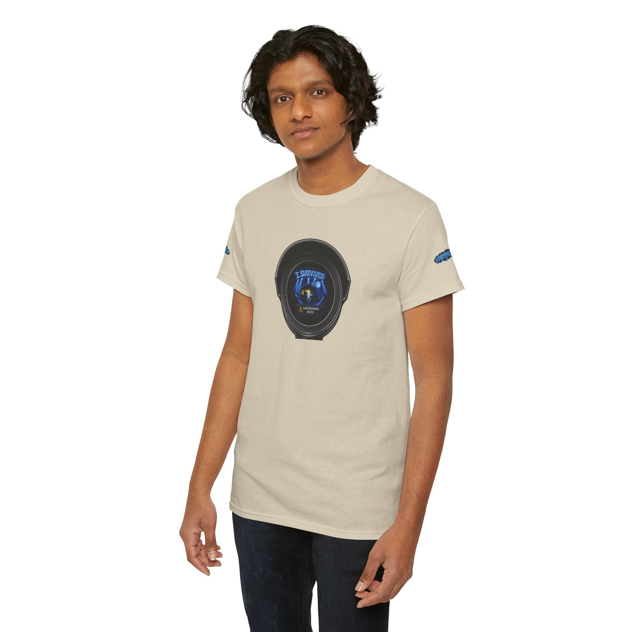 I Survived 2020 — LOCKDOWN S3:E1: Director's Cut Special Edition "Quarantine" Unisex Heavy Cotton Tee