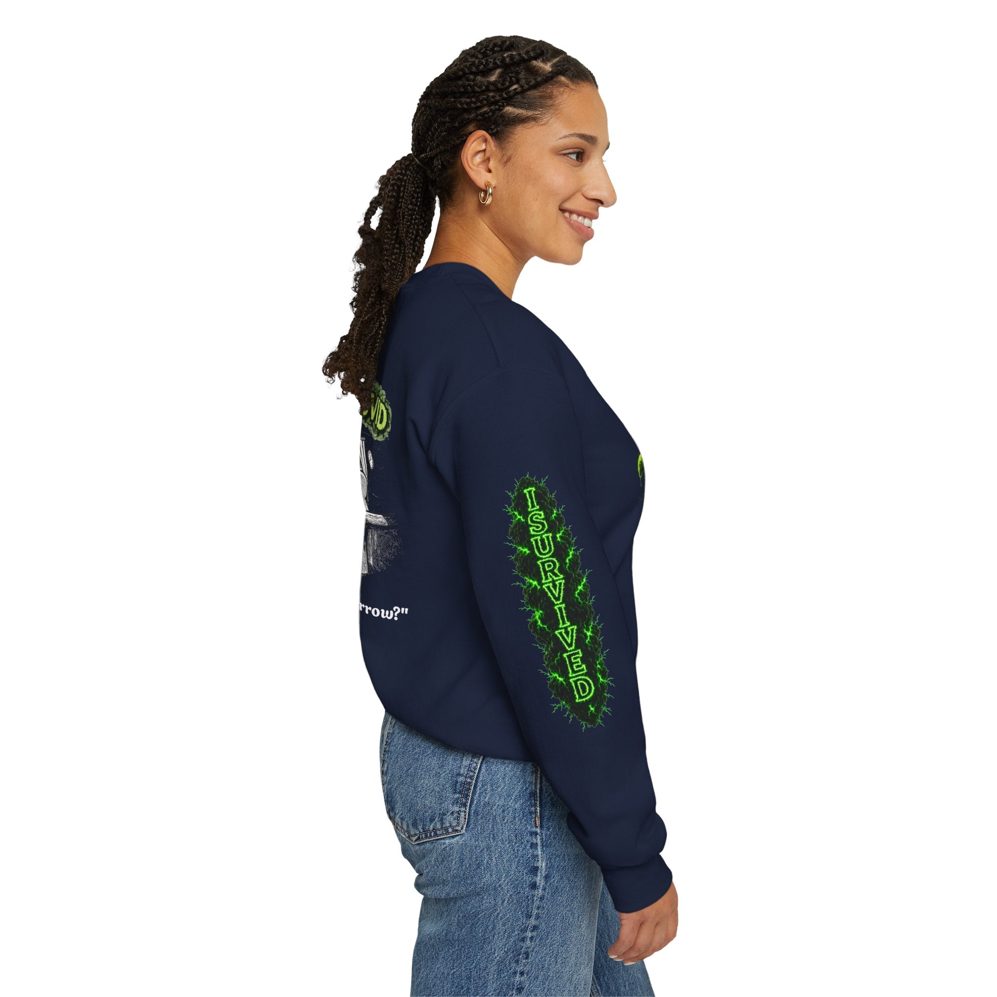 I Survived 2020 — Director's Cut S1:E2 "The Coming of COVID" | Pandemic Edition Unisex Heavy Blend™ Crewneck Sweatshirt