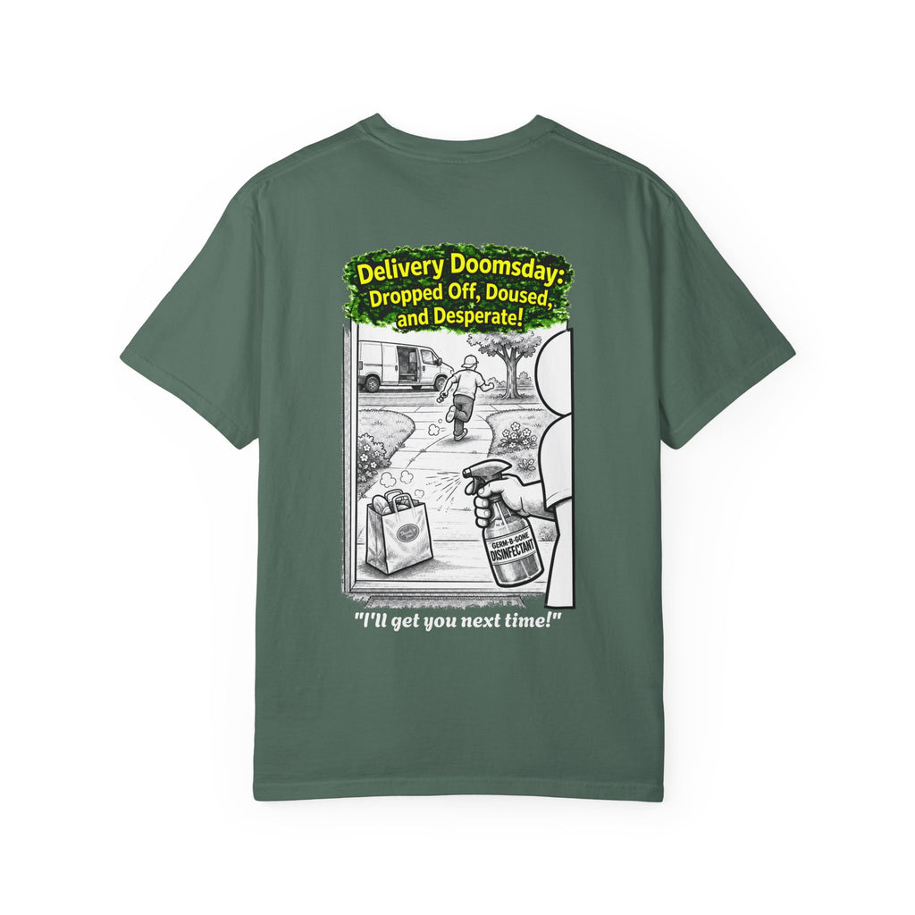 Sobreviví al 2020 — T1:E5 "Apocalipsis de Entregas" | Camiseta unisex teñida de edición Pandemia