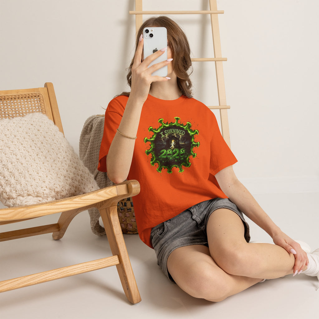 I Survived 2020 — Director's Cut S1:E3 "The Jab!" | Pandemic Edition Unisex Heavy Cotton Tee