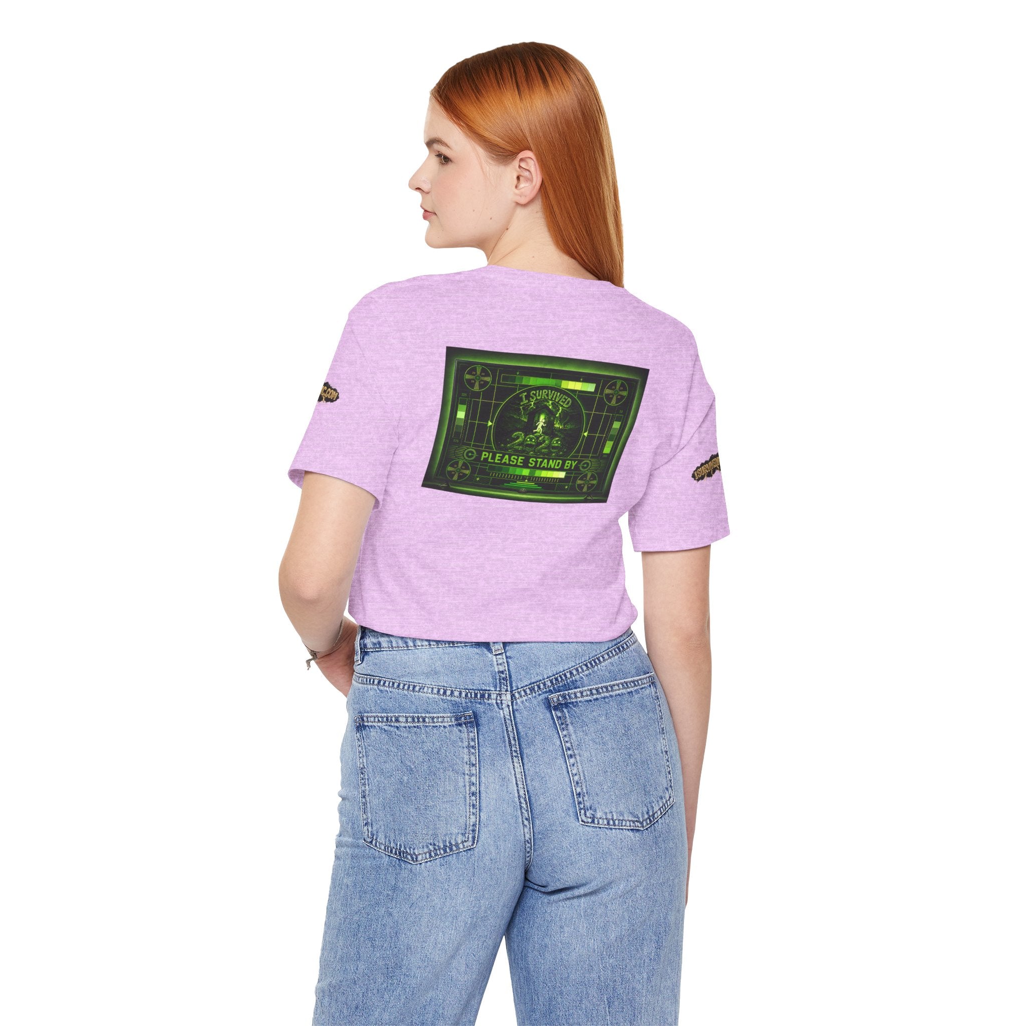 I Survived 2020 — "Please Stand By" Test Pattern Toxic Signal Tee Special Edition Summer Premiere Unisex Jersey Short Sleeve Tee