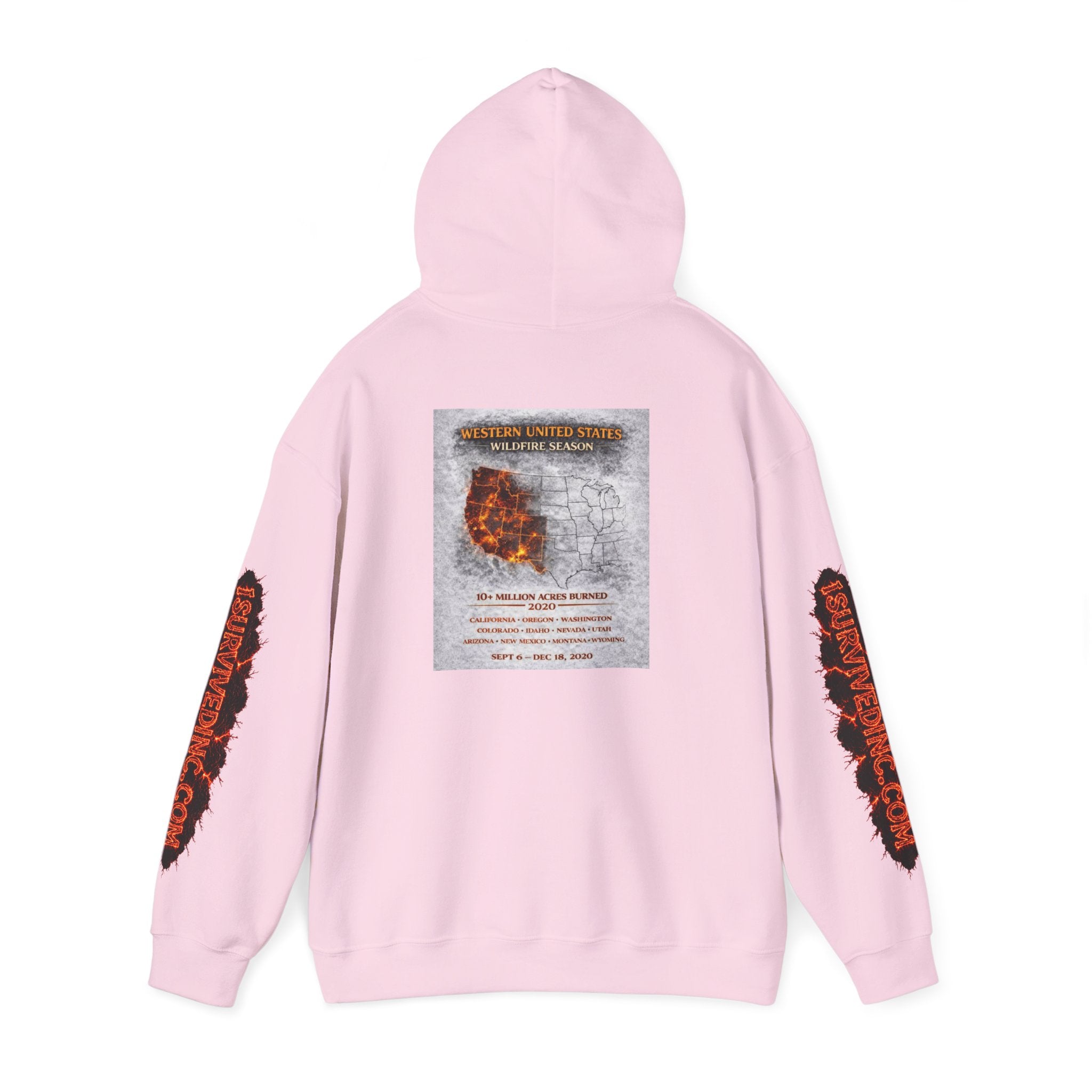I Survived 2020 — S2:E4 "Western U.S. Wildfire Season" | Mid-Season Finale Pt. 1 | Wildfire Edition Memorial Hoodie Sweatshirt