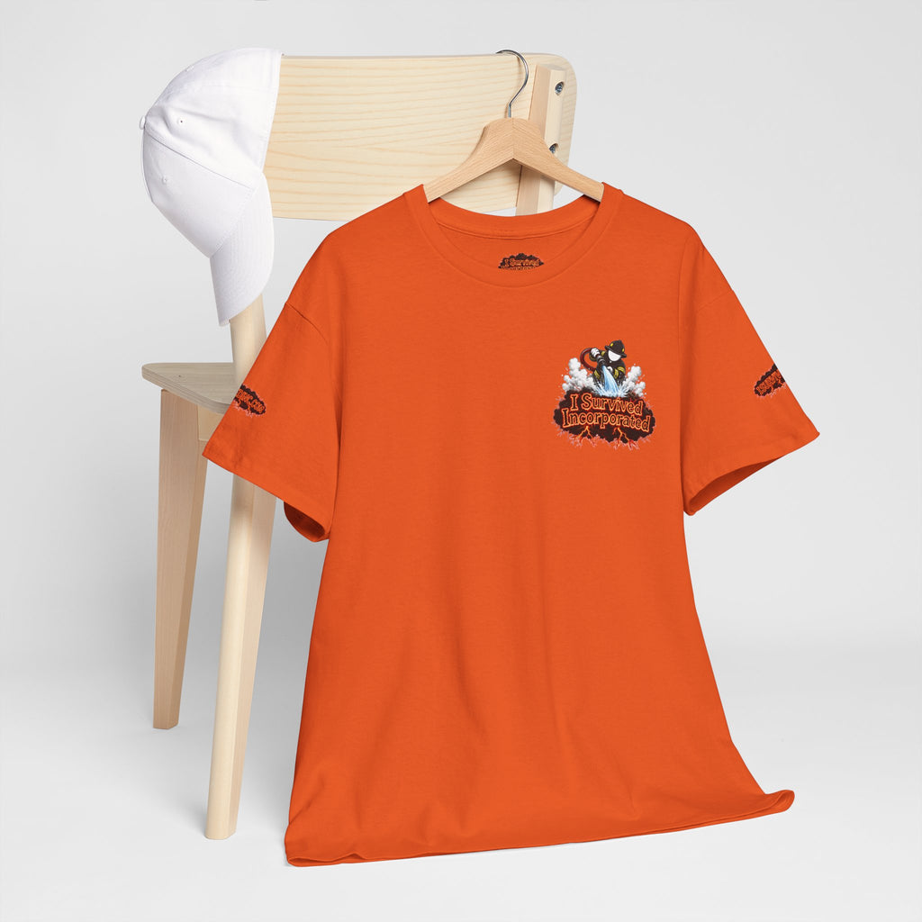 I Survived 2020 — "Please Stand By" Test Pattern Tee Wildfire Signal Special Edition Summer Premiere Unisex Heavy Cotton Tee