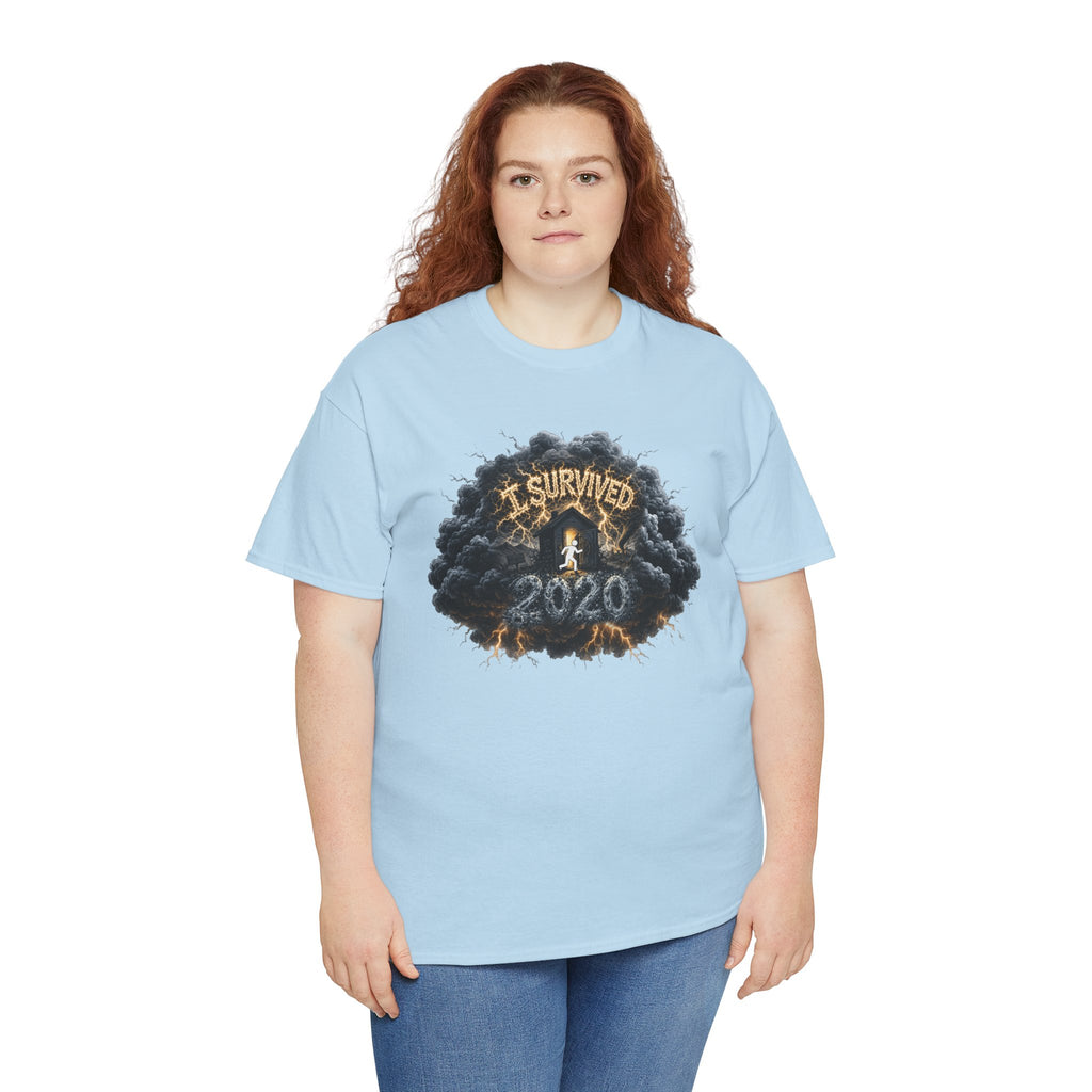 I Survived 2020 —  Deriector's Cut Original Design Teaser Tee | Season 1 Premiere Drop Unisex Heavy Cotton Tee