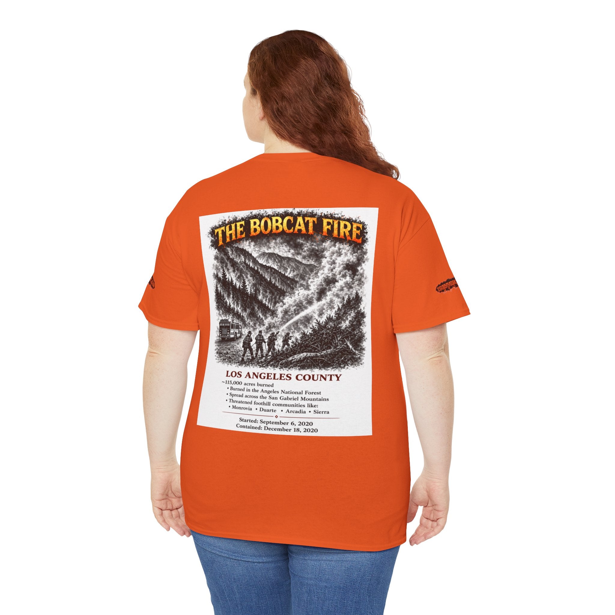 I Survived 2020 — S2:E2 "The Bobcat Fire" | Wildfire Edition Memorial Unisex Heavy Cotton Tee (SPECIAL EDITION)