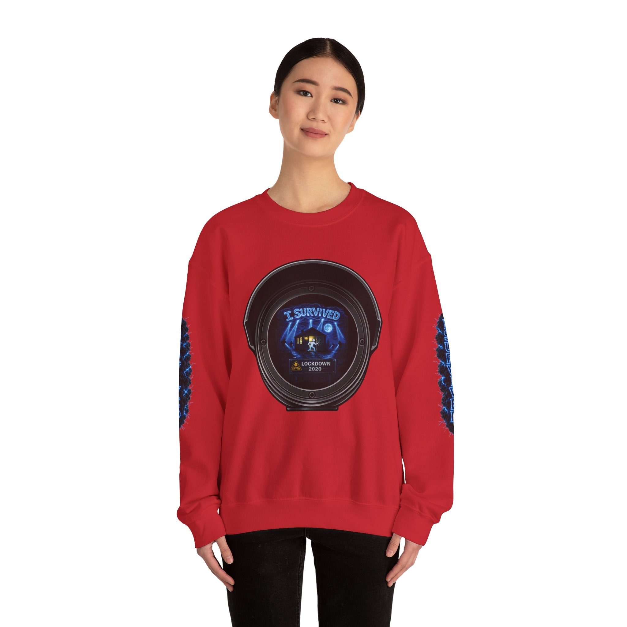 I Survived 2020 — Director's Cut S3:E1 "Quarantine" | Lockdown Edition Documentary Unisex Heavy Blend™ Crewneck Sweatshirt