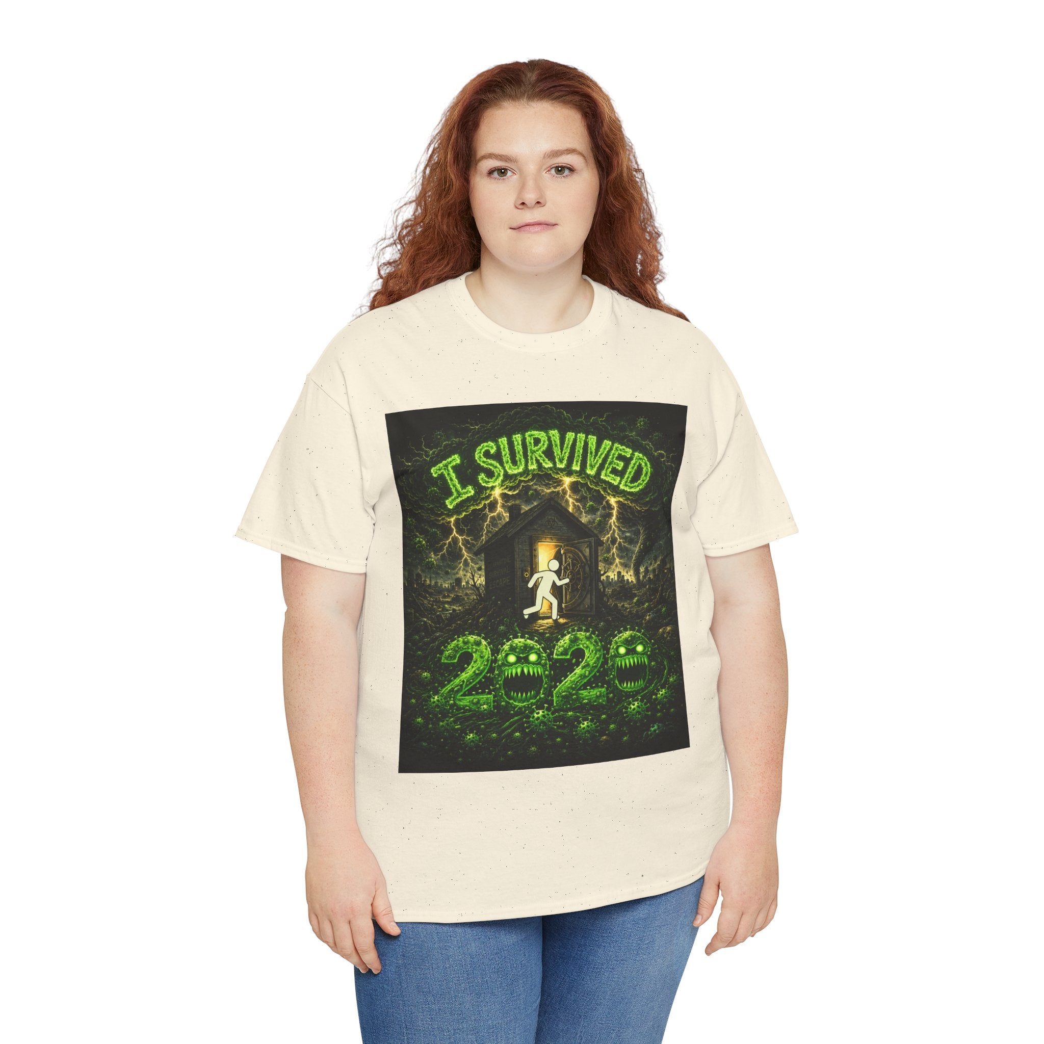 I Survived 2020 — S1:E5 "Delivery Doomsday" | Pandemic Edition Unisex Heavy Cotton Tee