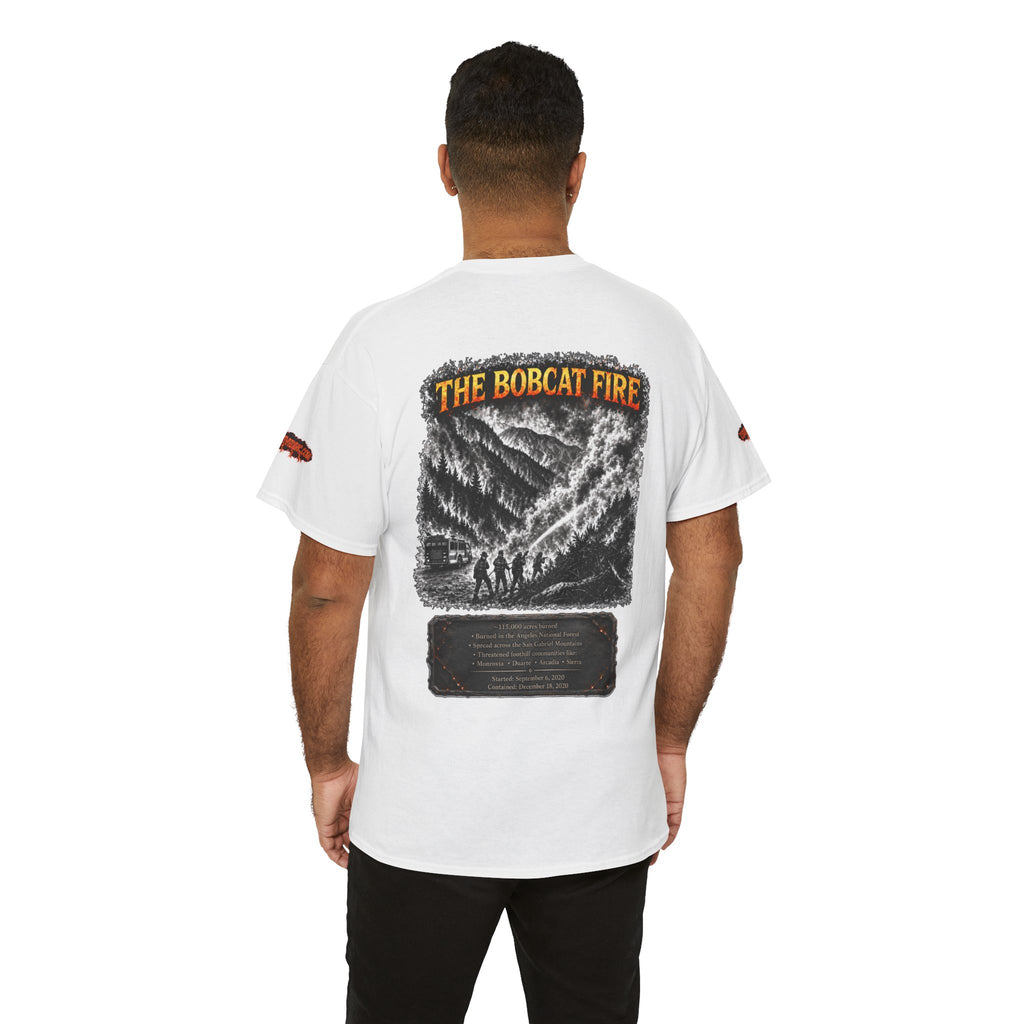 I Survived 2020 — WILDFIRES S2:E2: Special Edition "The Bobcat Fire" Memorial Unisex Heavy Cotton Tee