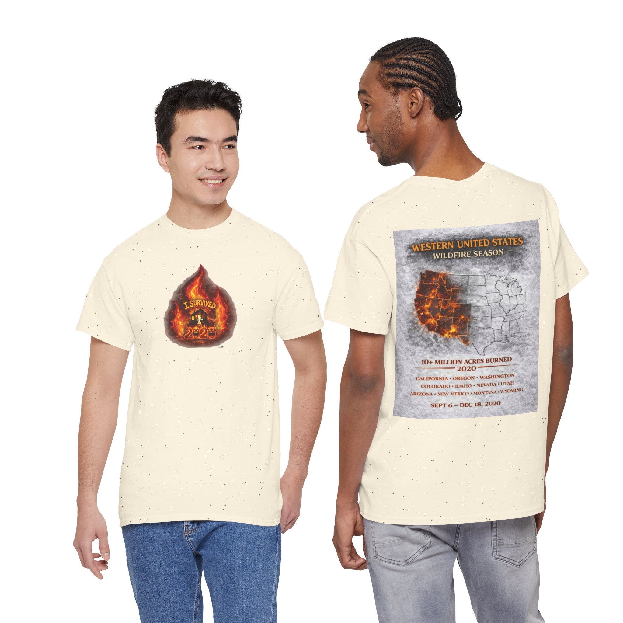 I Survived 2020 — WILDFIRES S2:E4: Director's Cut "Western U.S. Wildfire Season" Memorial Tee