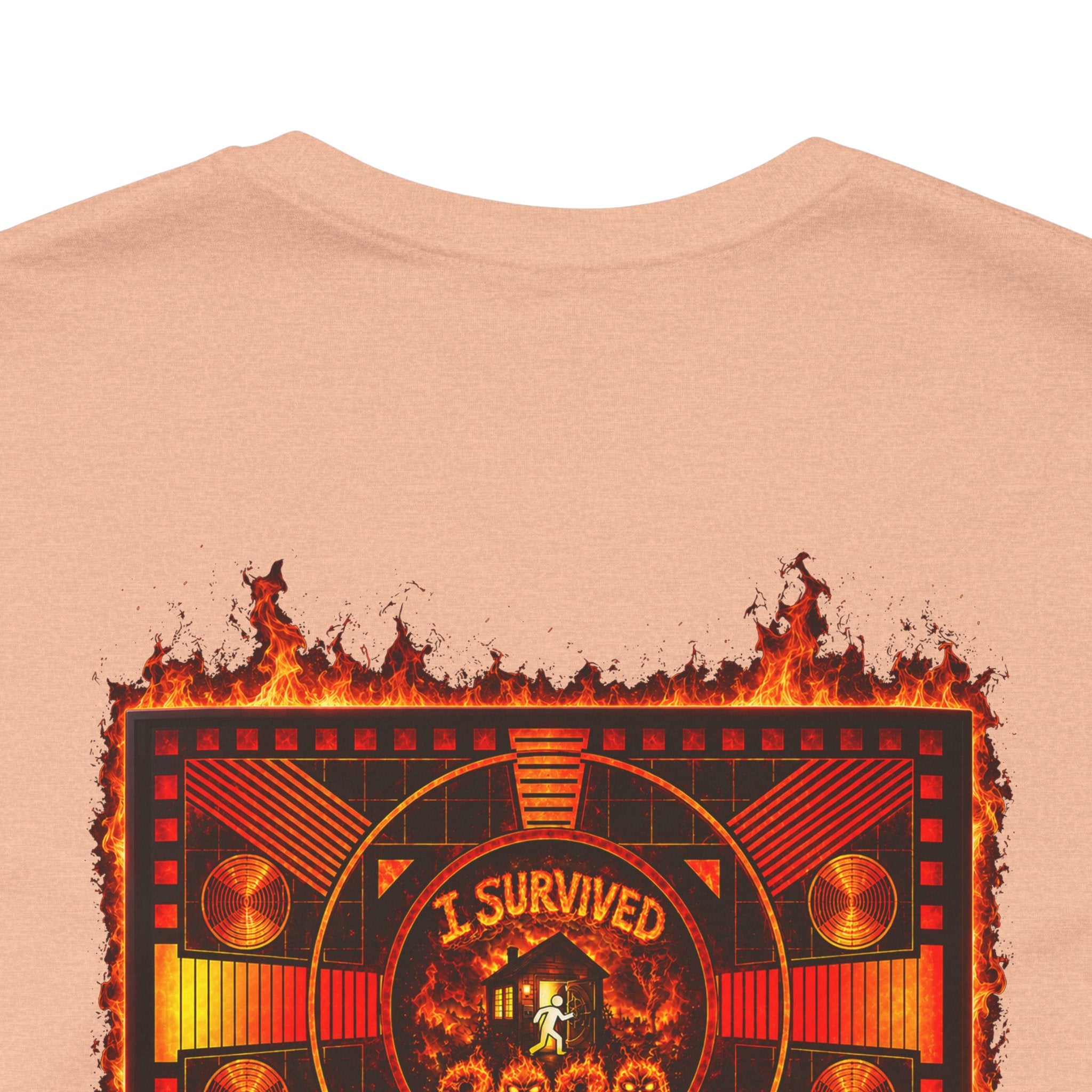 I Survived 2020 — "Please Stand By" Test Pattern Tee Wildfire Signal Edition Summer Premiere Unisex Jersey Short Sleeve Tee