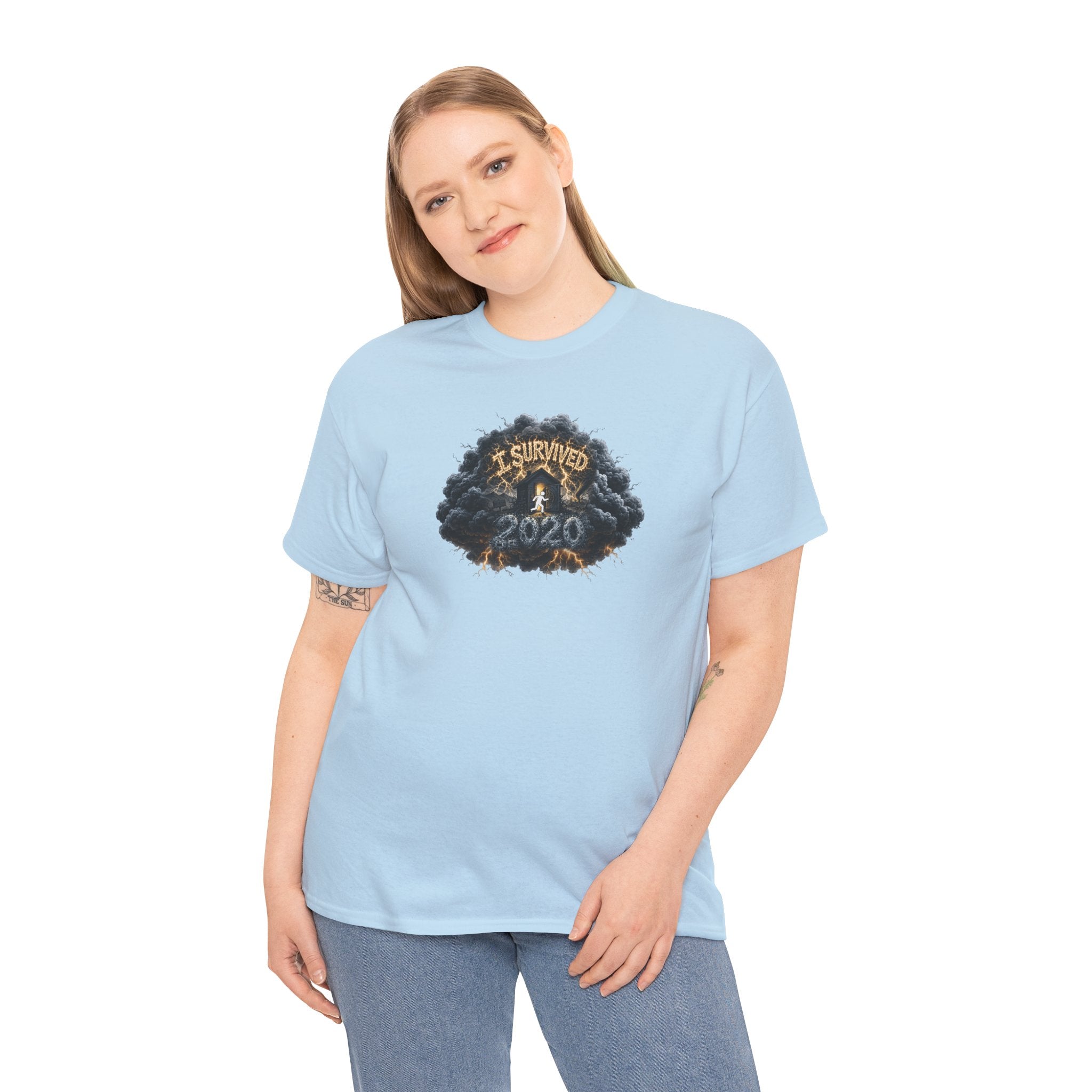 I Survived 2020 — Original PILOT Design: Director's Cut Unisex Heavy Cotton Tee