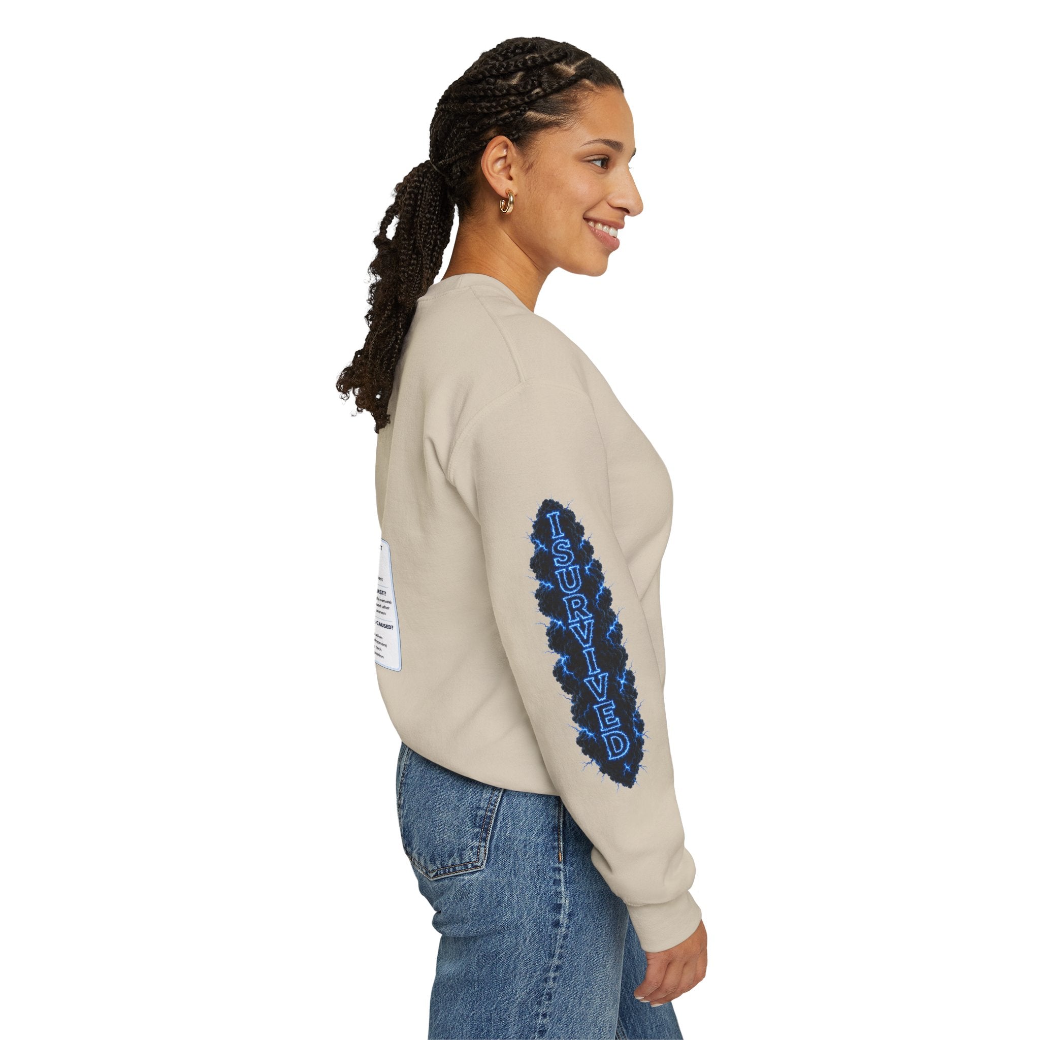 I Survived 2020 — LOCKDOWN S3:E3: Director's Cut Special Edition "Remote Schooling" Unisex Heavy Blend™ Crewneck Sweatshirt