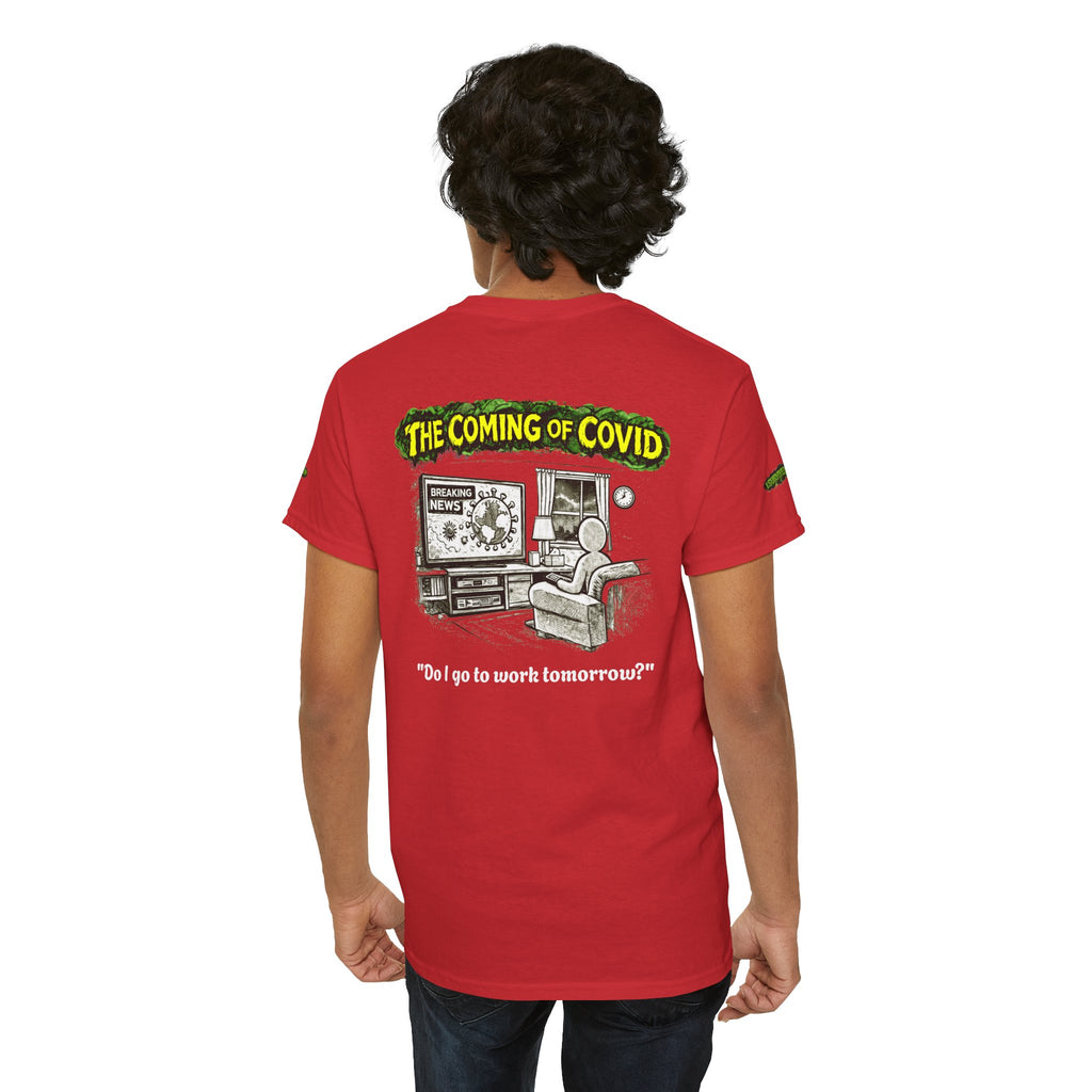I Survived 2020 — PANDEMIC S1:E2: Special Edition "The Coming of COVID" Unisex Heavy Cotton Tee