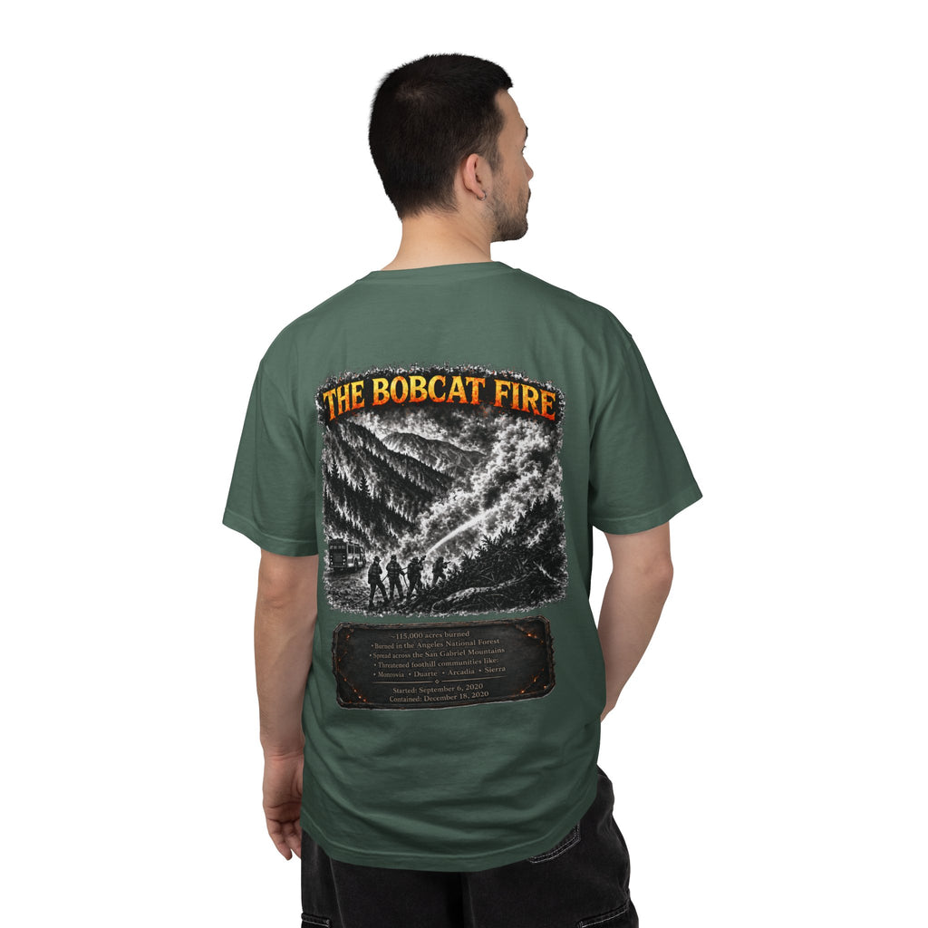 I Survived 2020 — Director's Cut S2:E2 "The Bobcat Fire" | Wildfire Edition Memorial Unisex Garment-Dyed T-shirt