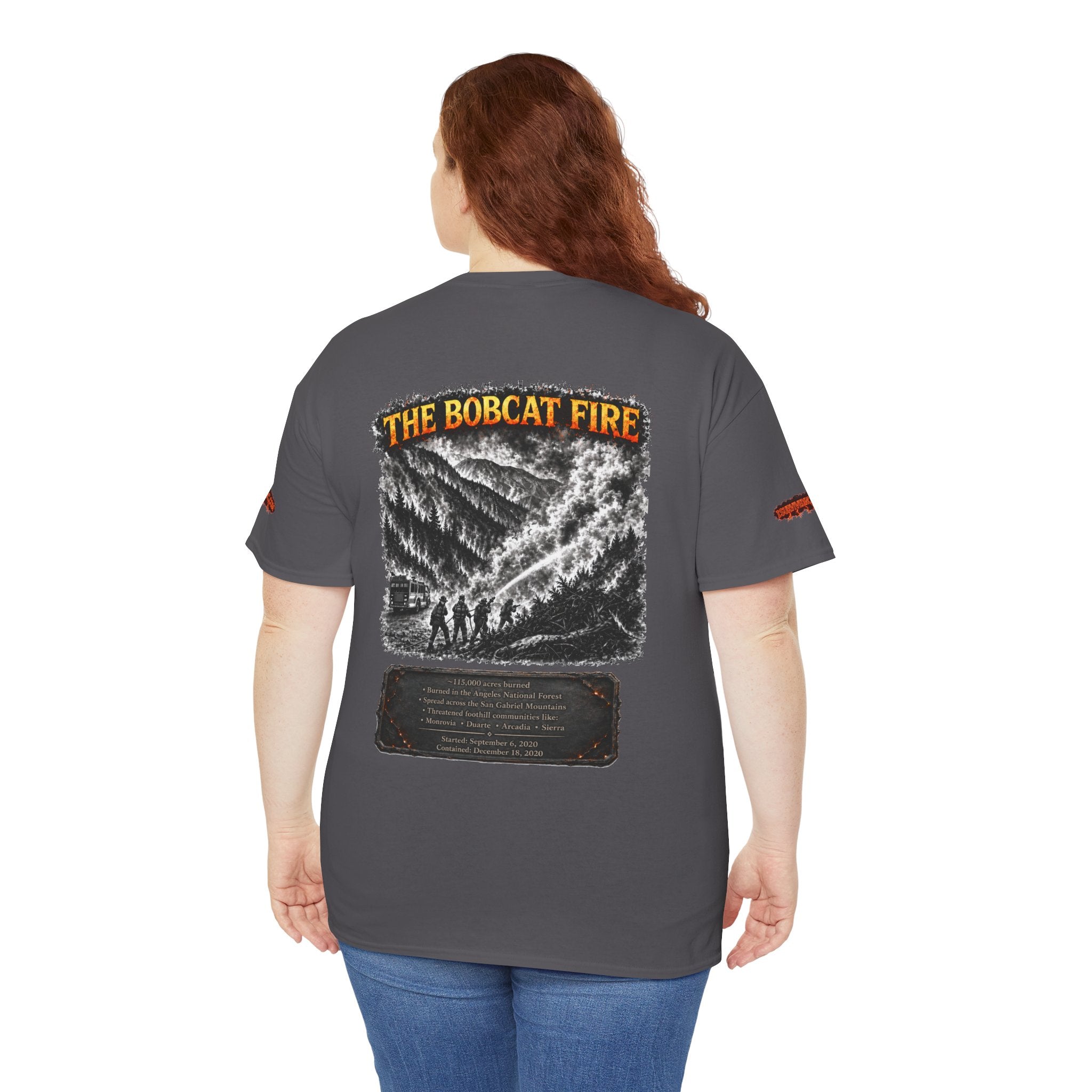 I Survived 2020 — Director's Cut S2:E2 "The Bobcat Fire" | Wildfire Edition Memorial Unisex Heavy Cotton Tee (SPECIAL EDITION)