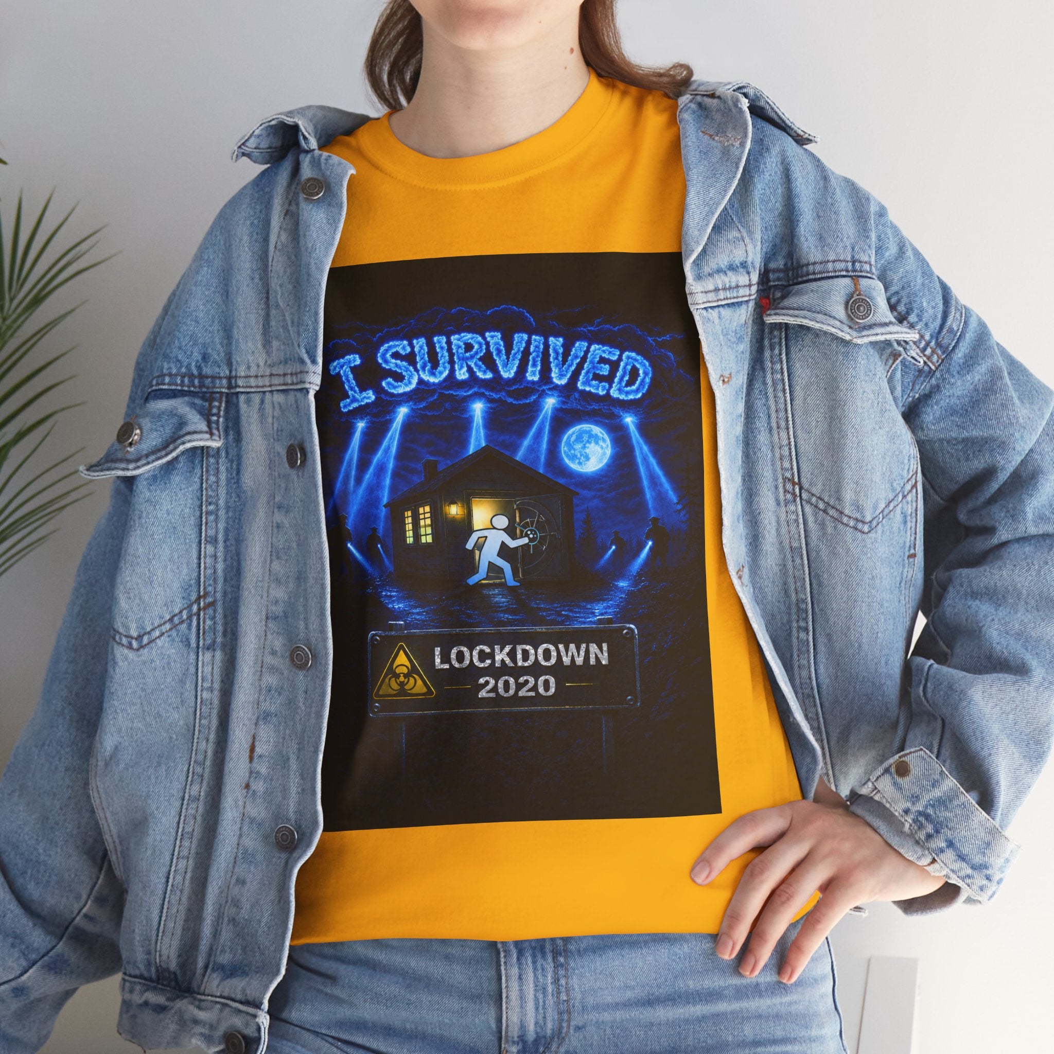I Survived 2020 — S3:E3 "Remote Schooling" | Lockdown Edition Documentary Unisex Heavy Cotton Tee (SPECIAL EDITION)