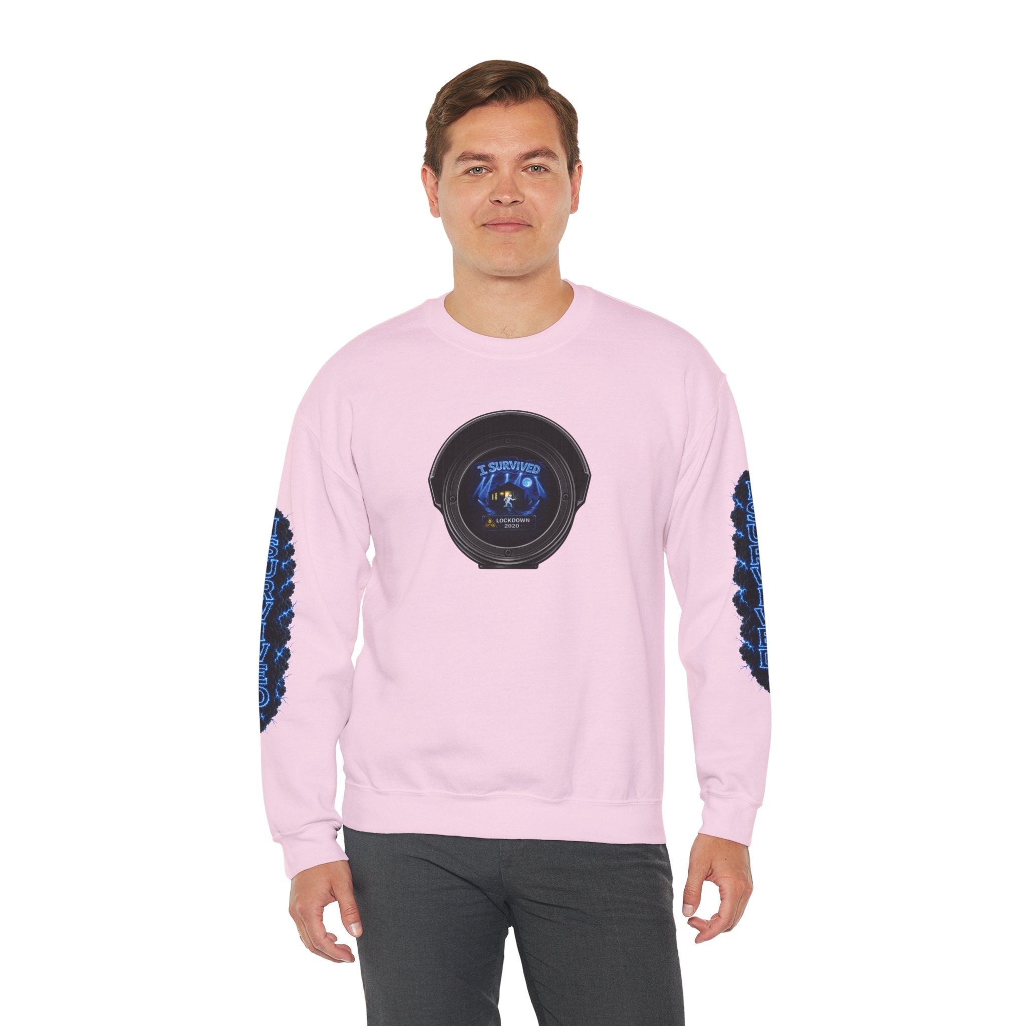 I Survived 2020 — LOCKDOWN S3:E3: Director's Cut Special Edition "Remote Schooling" Unisex Heavy Blend™ Crewneck Sweatshirt