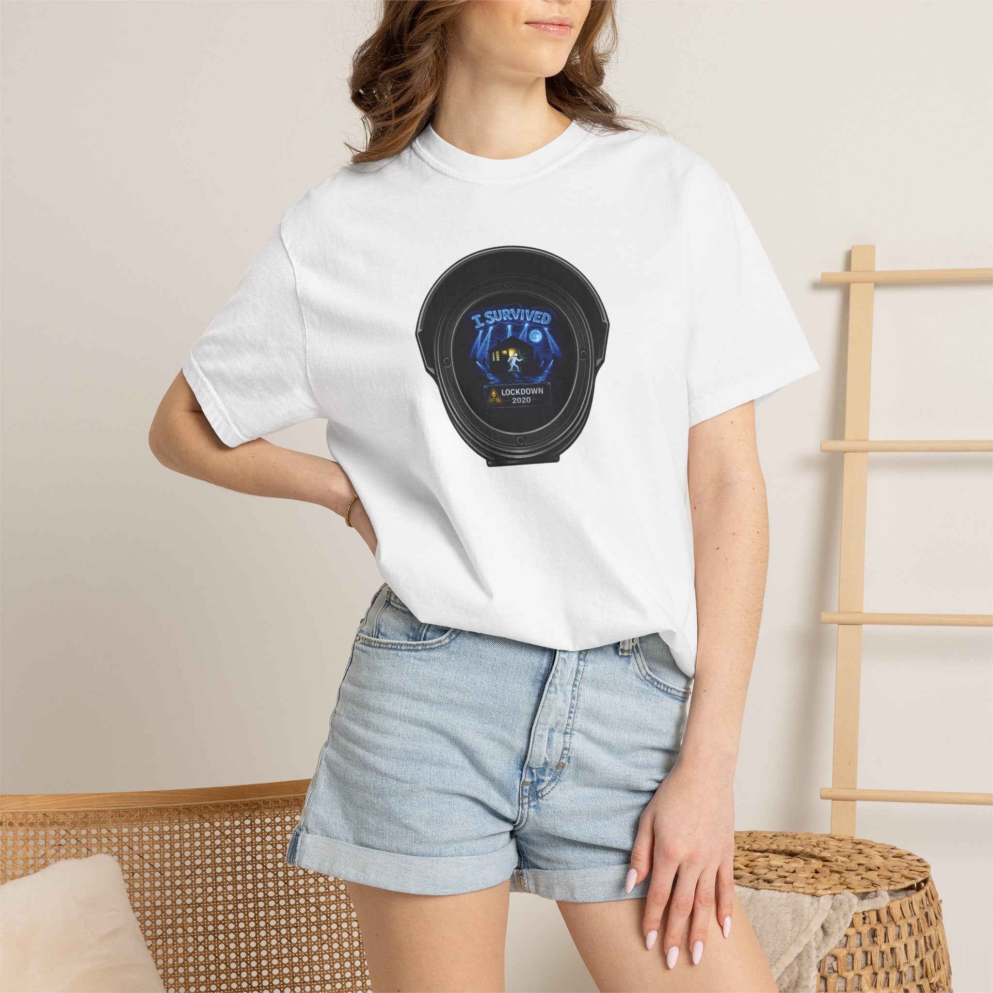 I Survived 2020 —  LOCKDOWN S3:E3: Director's Cut "Remote Schooling" Unisex Garment-Dyed T-shirt