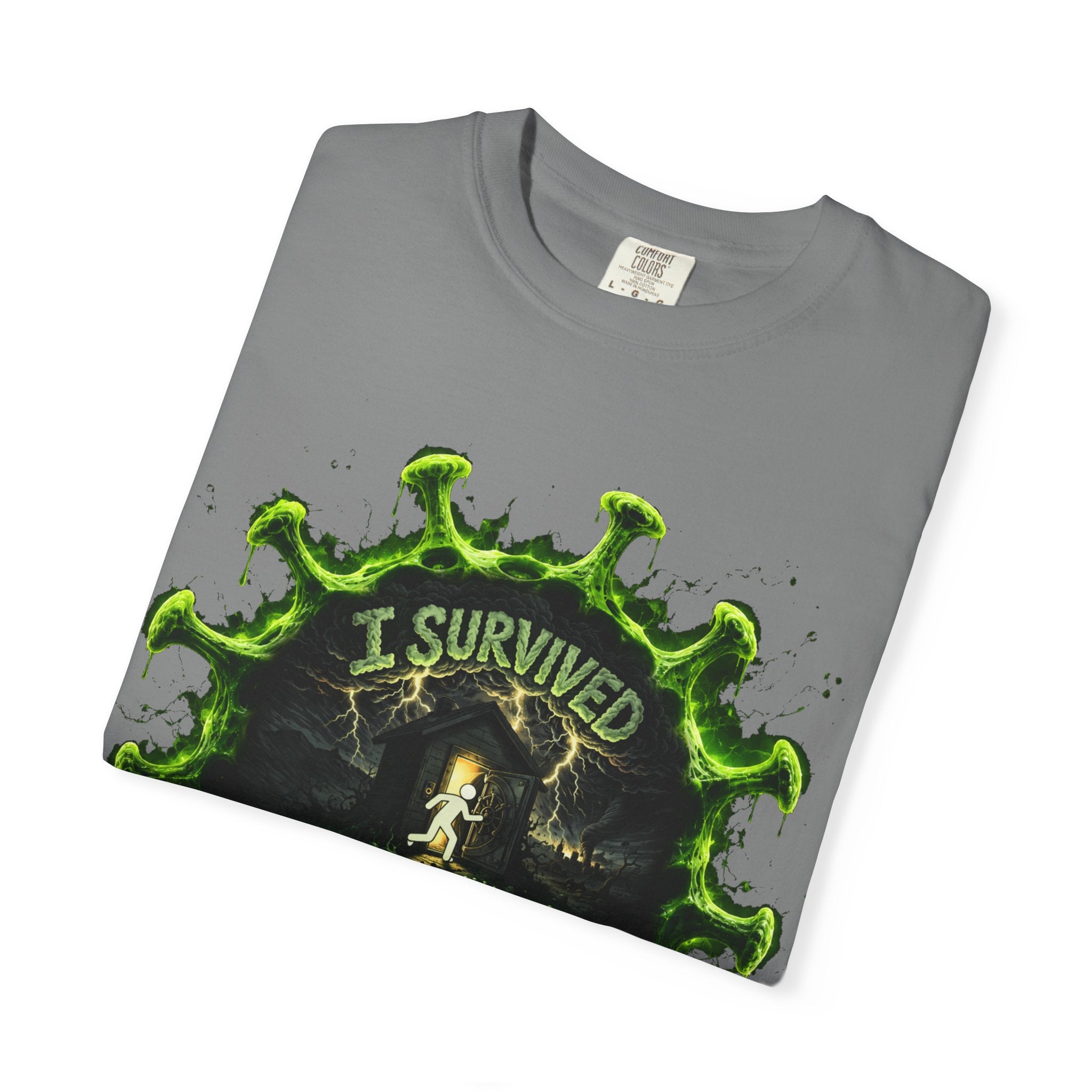 I Survived 2020 — Director's Cut S1:E3 "The Jab!" | Pandemic Edition Unisex Garment-Dyed T-shirt