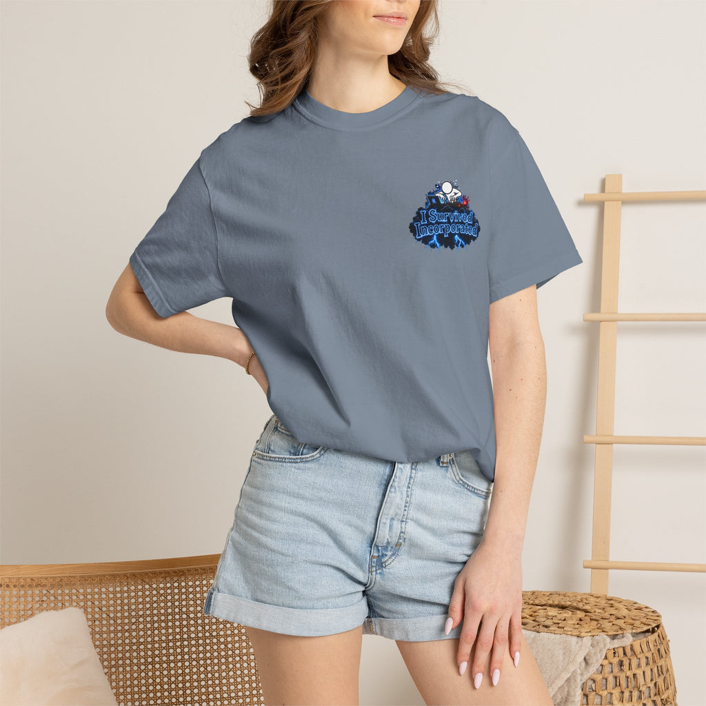 I Survived 2020 — "Please Stand By" Test Pattern Tee Lockdown Special Edition Summer Exclusive Unisex Garment-Dyed T-shirt