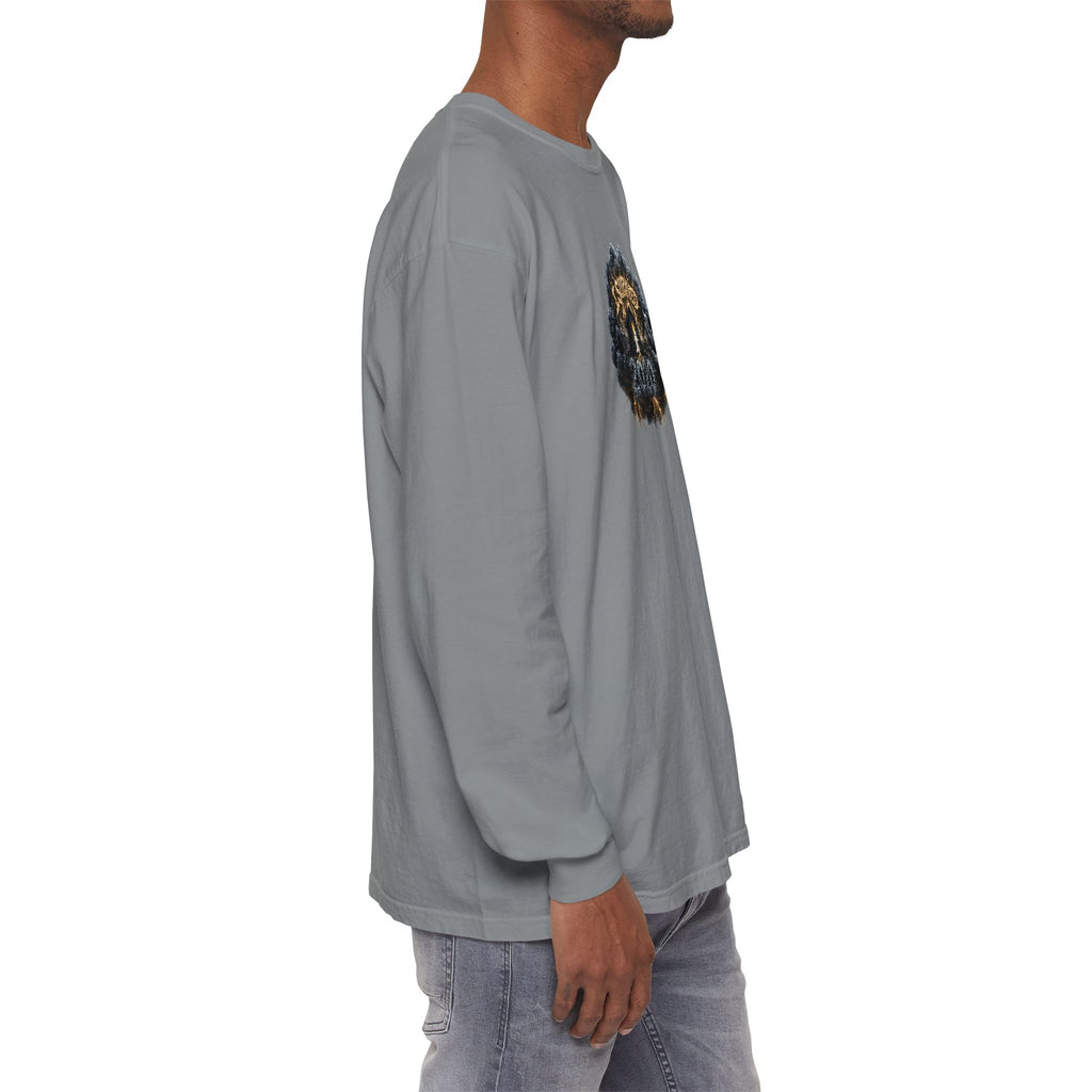 I Survived 2020 — Original PILOT Design: Director's Cut Unisex Garment-Dyed Long Sleeve T-Shirt