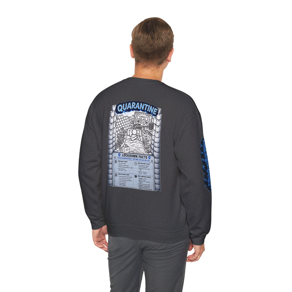 I Survived 2020 —  LOCKDOWN S3:E1: Director's Cut Special Edition "Quarantine" Unisex Heavy Blend™ Crewneck Sweatshirt