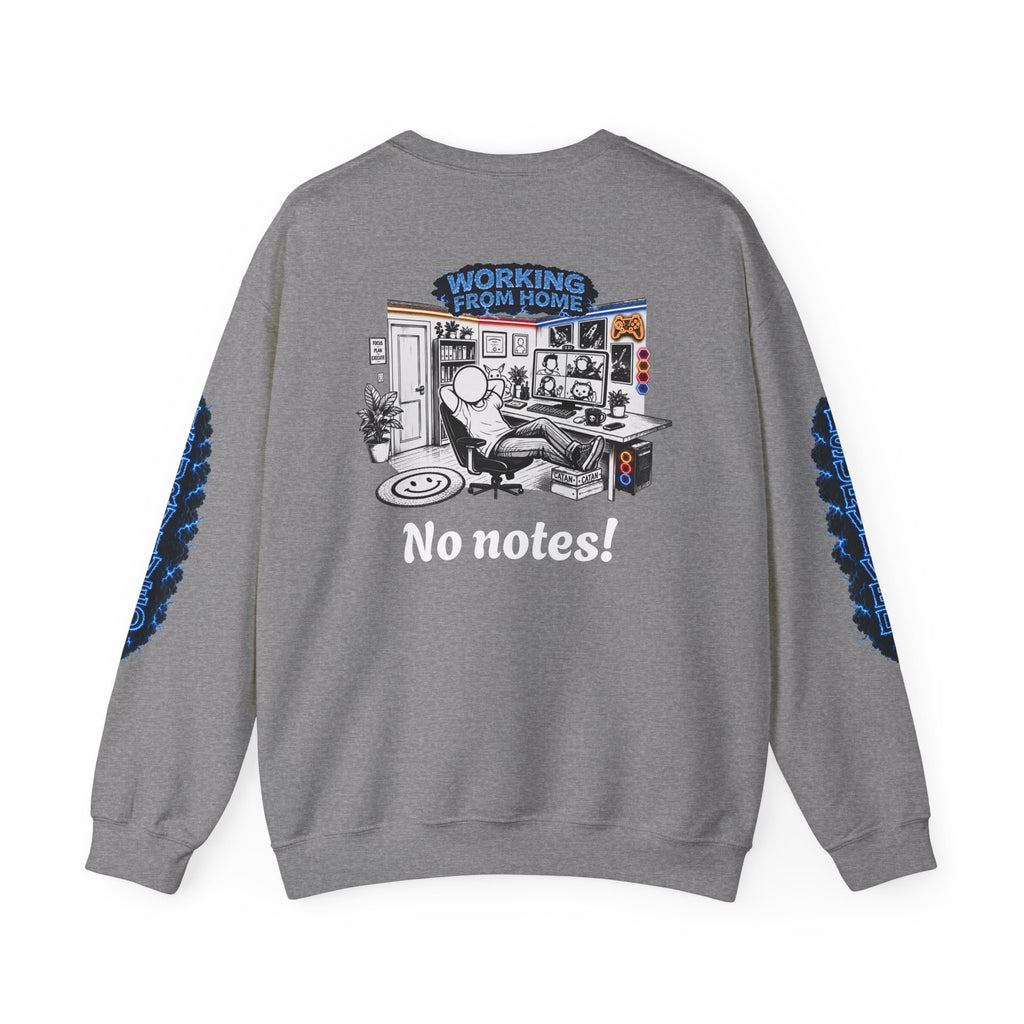 I Survived 2020 — LOCKDOWN S3:E4: Director's Cut "Working From Home" Unisex Heavy Blend™ Crewneck Sweatshirt