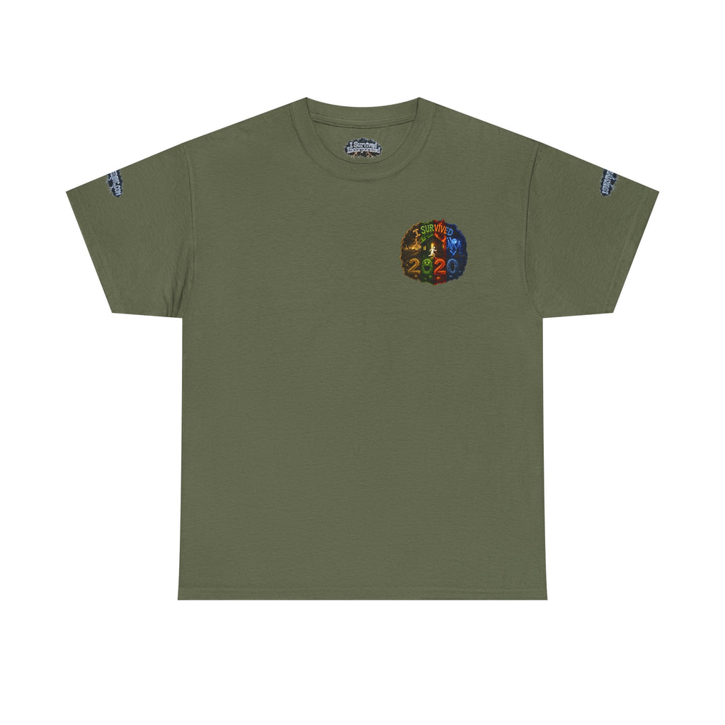 I Survived 2020 — "No Signal" Test Pattern Tee Alien Broadcast Finale Special Edition Summer Premiere Unisex Heavy Cotton Tee