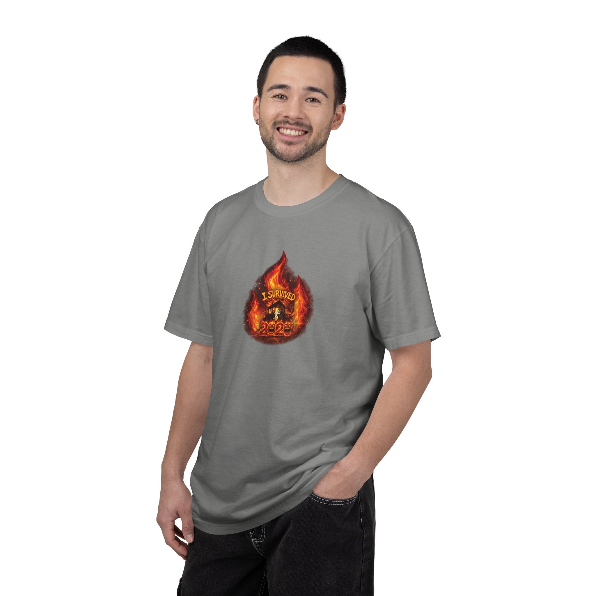 I Survived 2020 — WILDFIRES S2:E4: Director's Cut "Western U.S. Wildfire Season" Memorial Unisex Garment-Dyed T-shirt