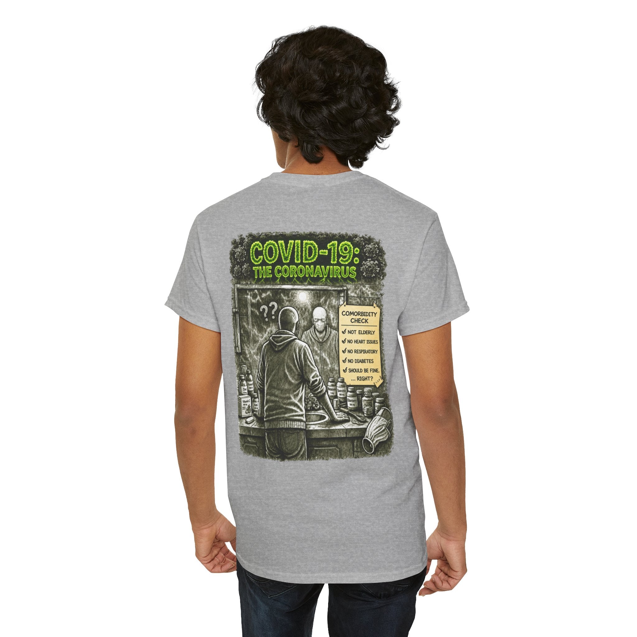 I Survived 2020 — PANDEMIC S1:E1: Director's Cut "COVID-19: The Coronavirus" Unisex Heavy Cotton Tee
