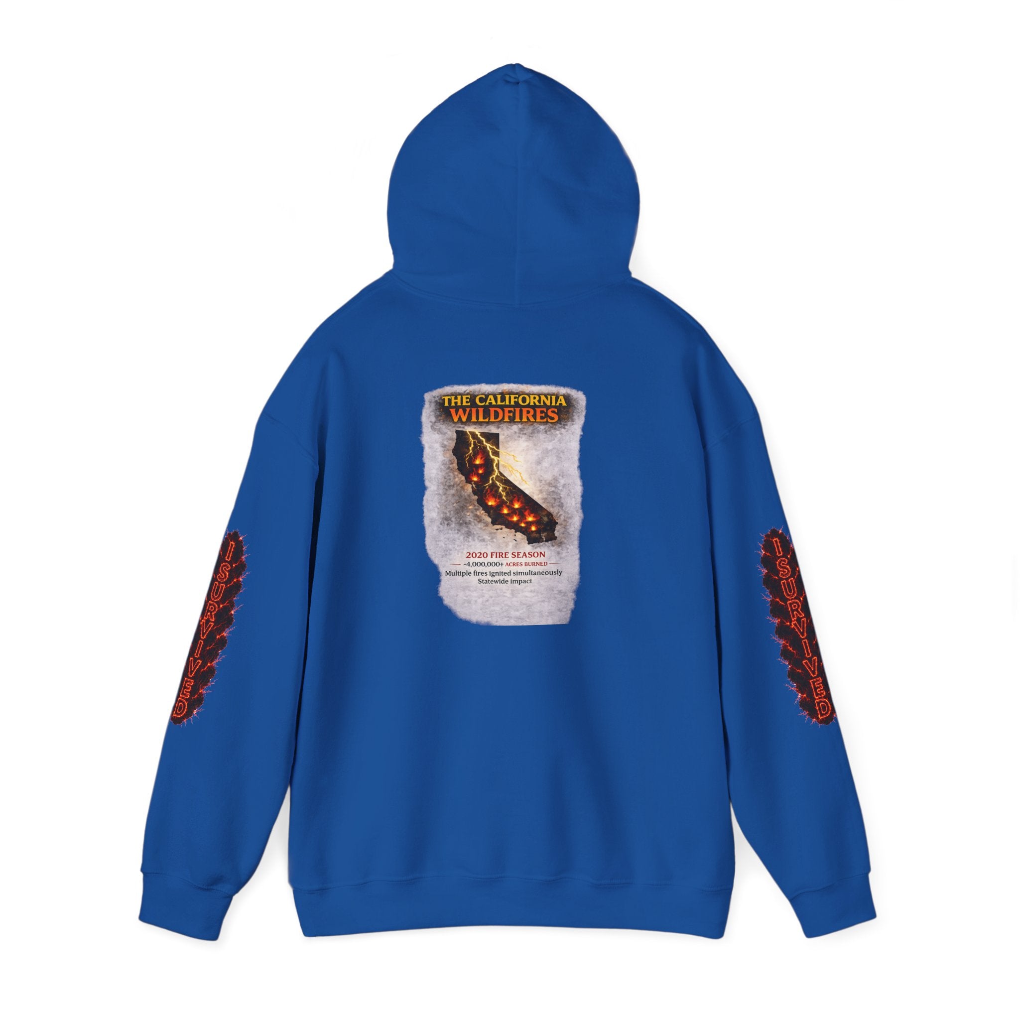 I Survived 2020 — Director's Cut S2:E3 "The California Wildfires" | Wildfire Edition Memorial Hoodie Sweatshirt