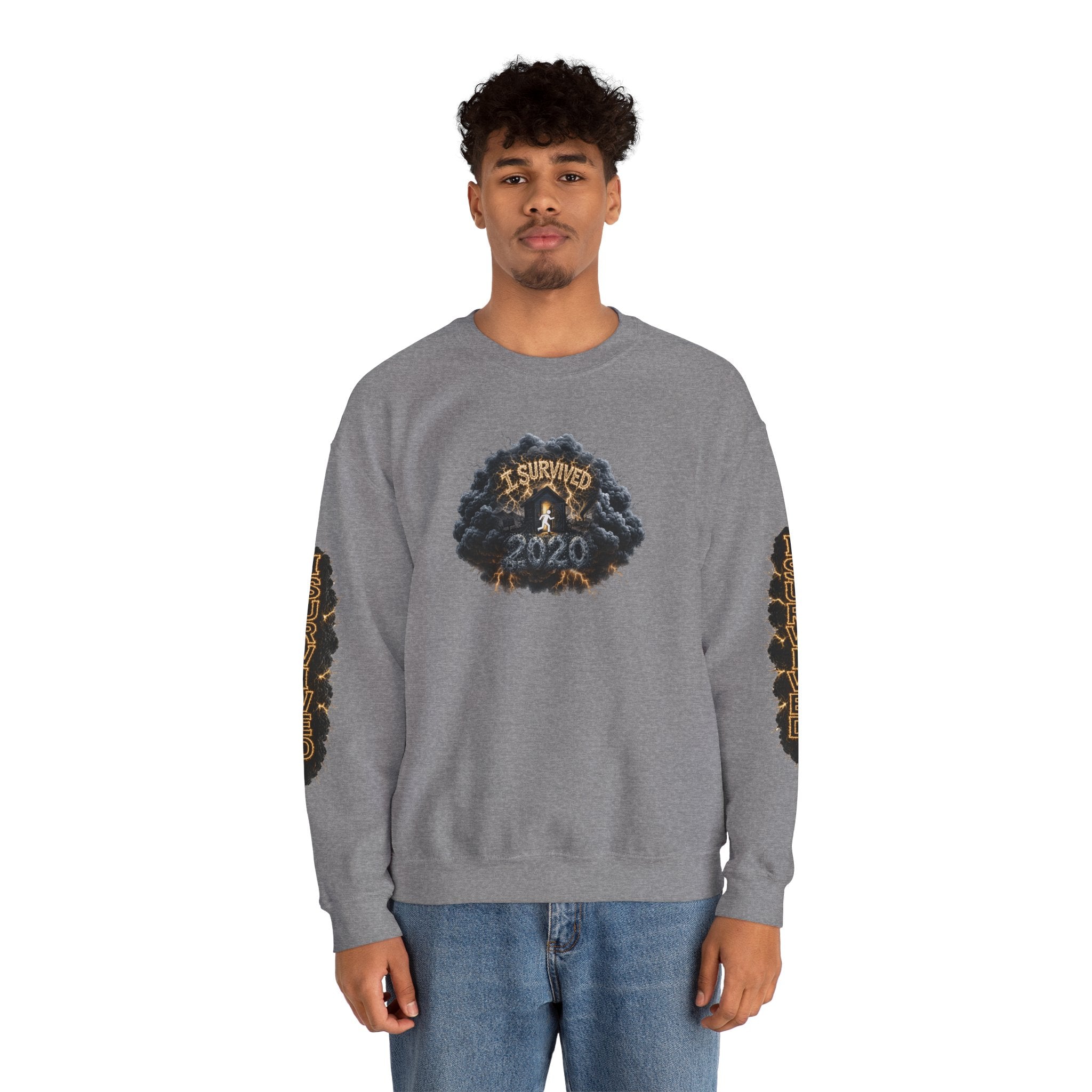 I Survived 2020 — Original PILOT Design: Director's Cut Special Edition Unisex Heavy Blend™ Crewneck Sweatshirt