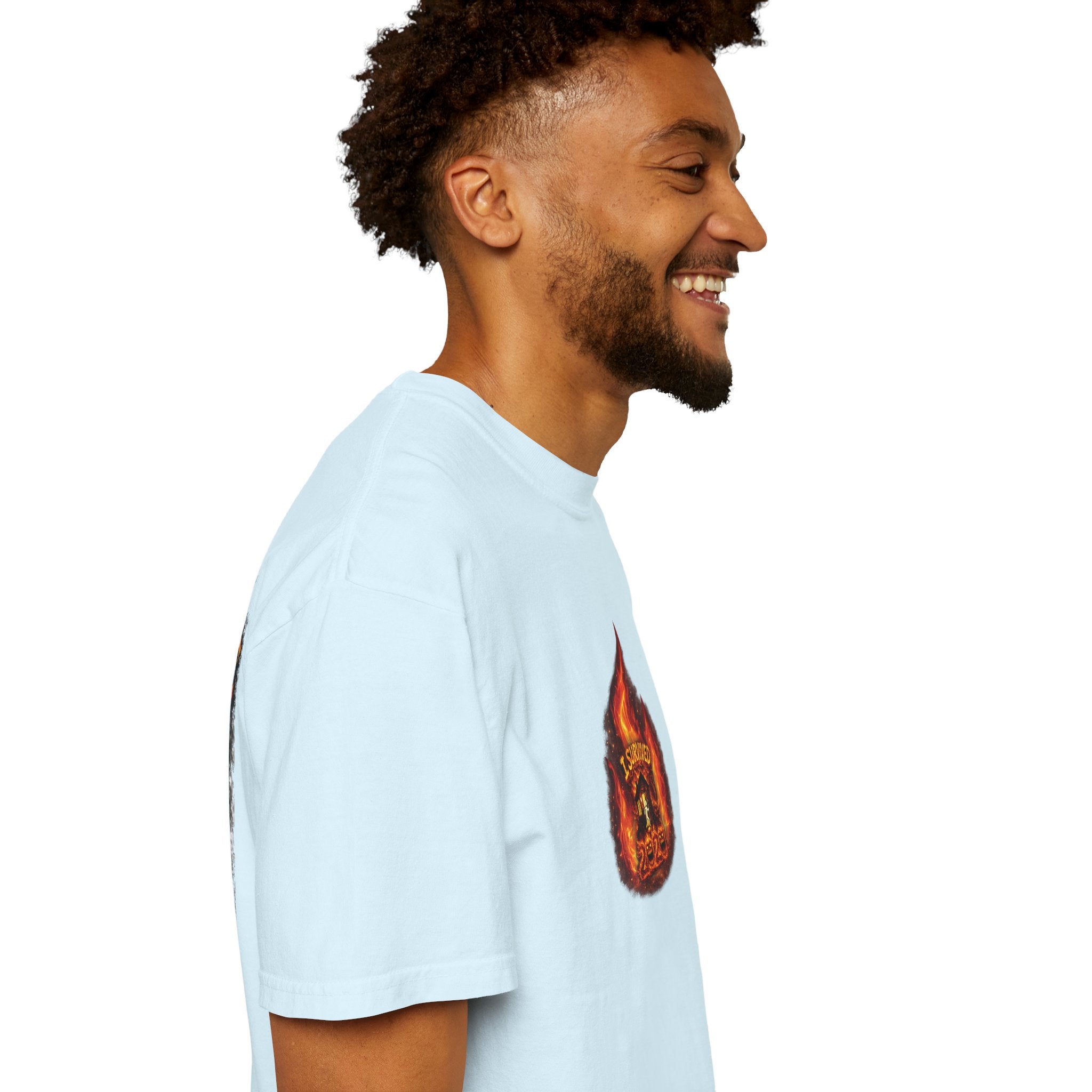 I Survived 2020 — WILDFIRES S2:E2: Director's Cut "The Bobcat Fire" Memorial Unisex Garment-Dyed T-shirt