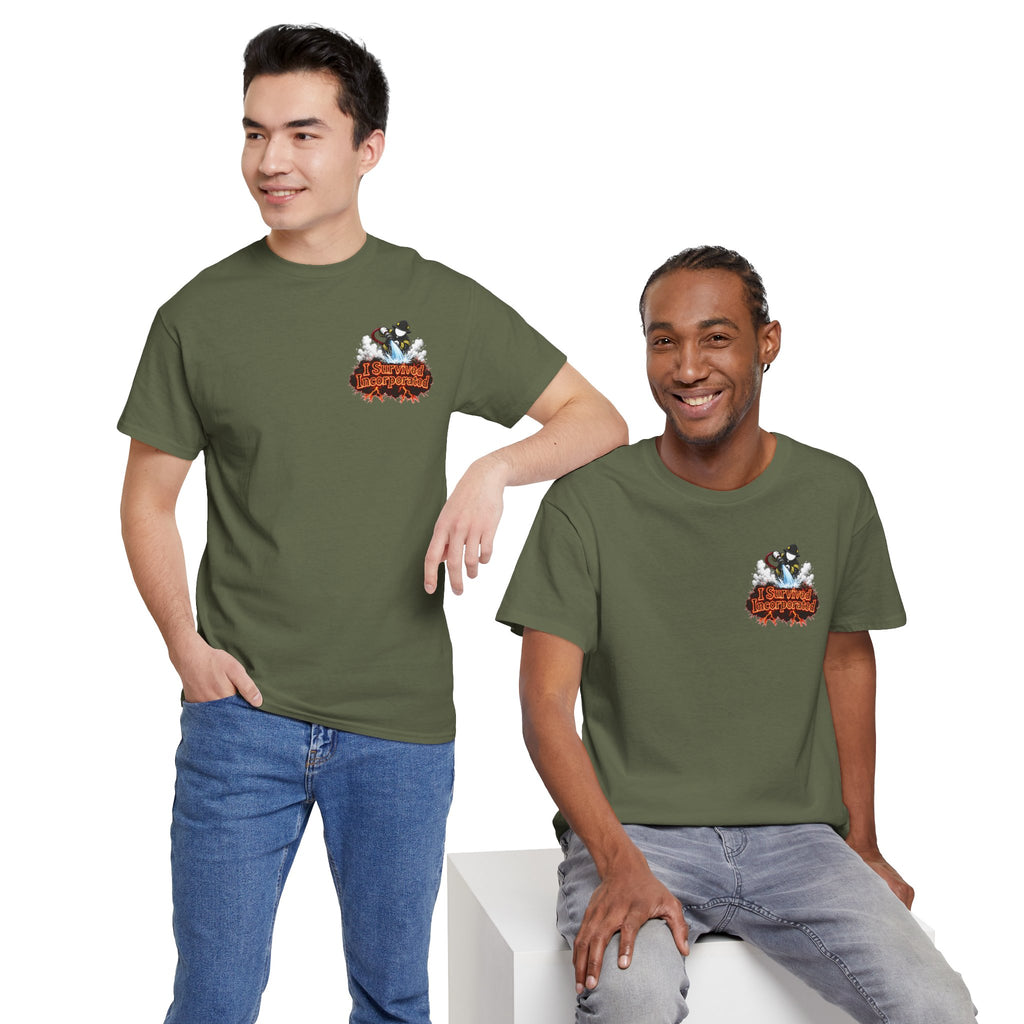 I Survived 2020 — "Please Stand By" Test Pattern Tee Wildfire Signal Edition Summer Premiere Unisex Heavy Cotton Tee