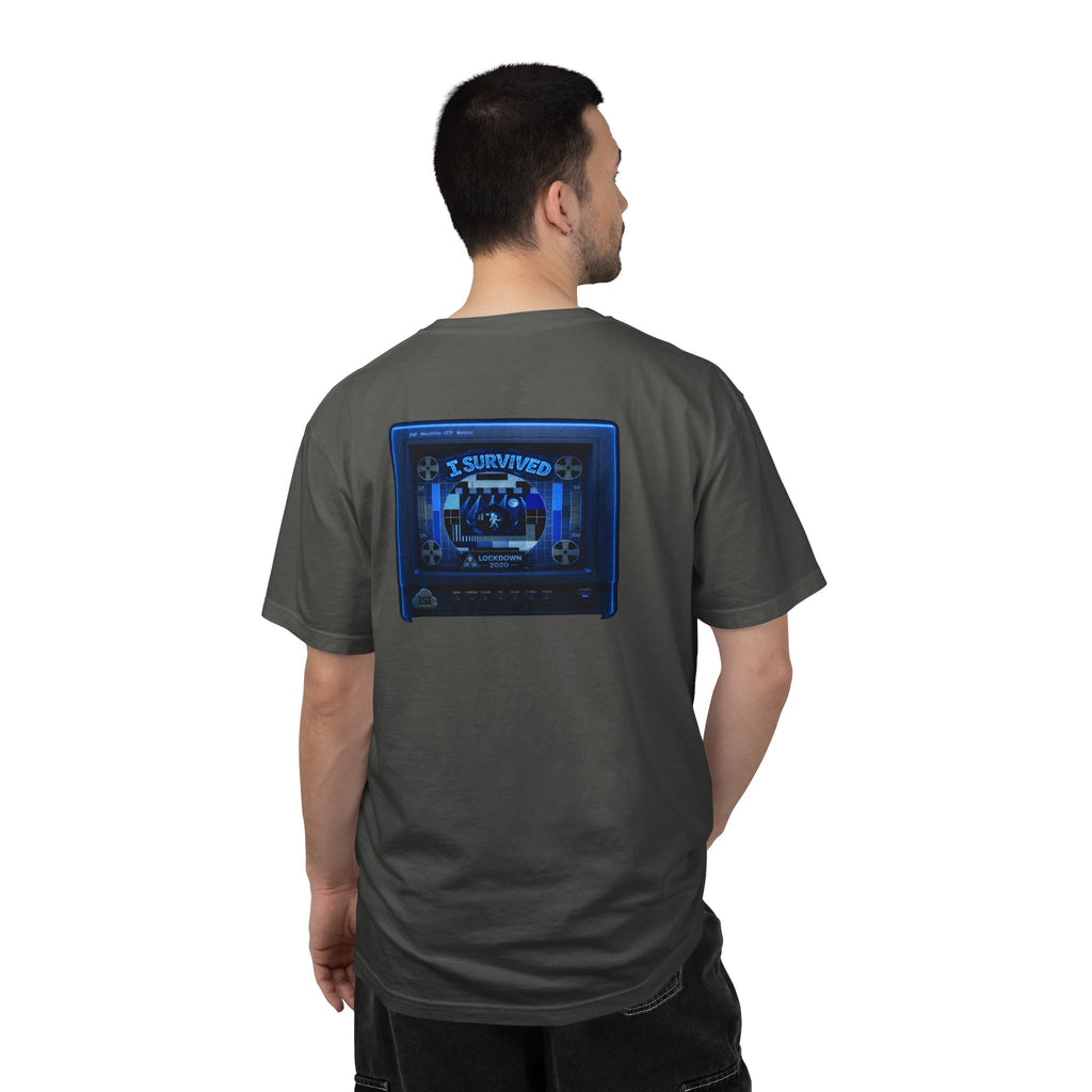 I Survived 2020 — "Please Stand By" Test Pattern Tee Lockdown Special Edition Summer Exclusive Unisex Garment-Dyed T-shirt