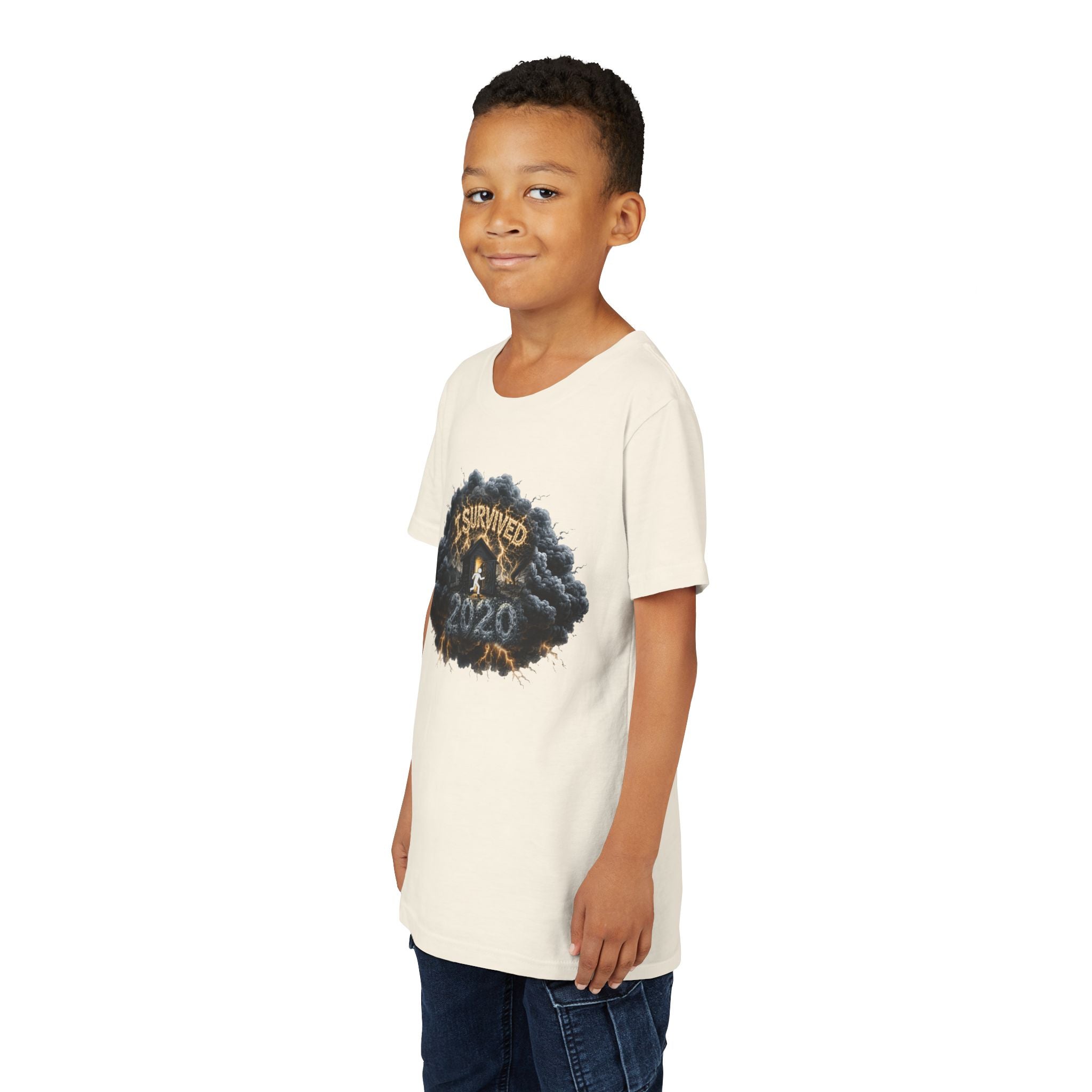 I Survived 2020 — Director's Cut Original Design Teaser Tee | Season 1 Premiere Drop Youth Short Sleeve Tee