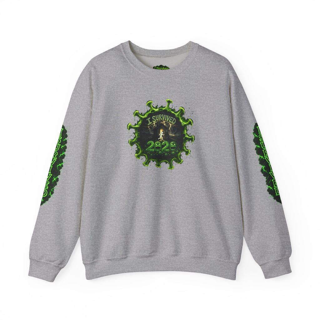 I Survived 2020 — PANDEMIC S1:E4: Director's Cut "Mask Madness" Unisex Heavy Blend™ Crewneck Sweatshirt