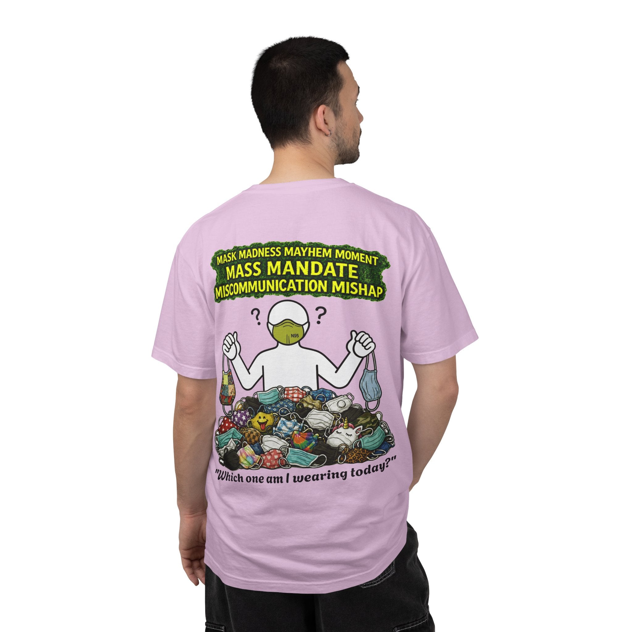 I Survived 2020 — PANDEMIC S1:E4: "Mask Madness" Unisex Garment-Dyed T-shirt