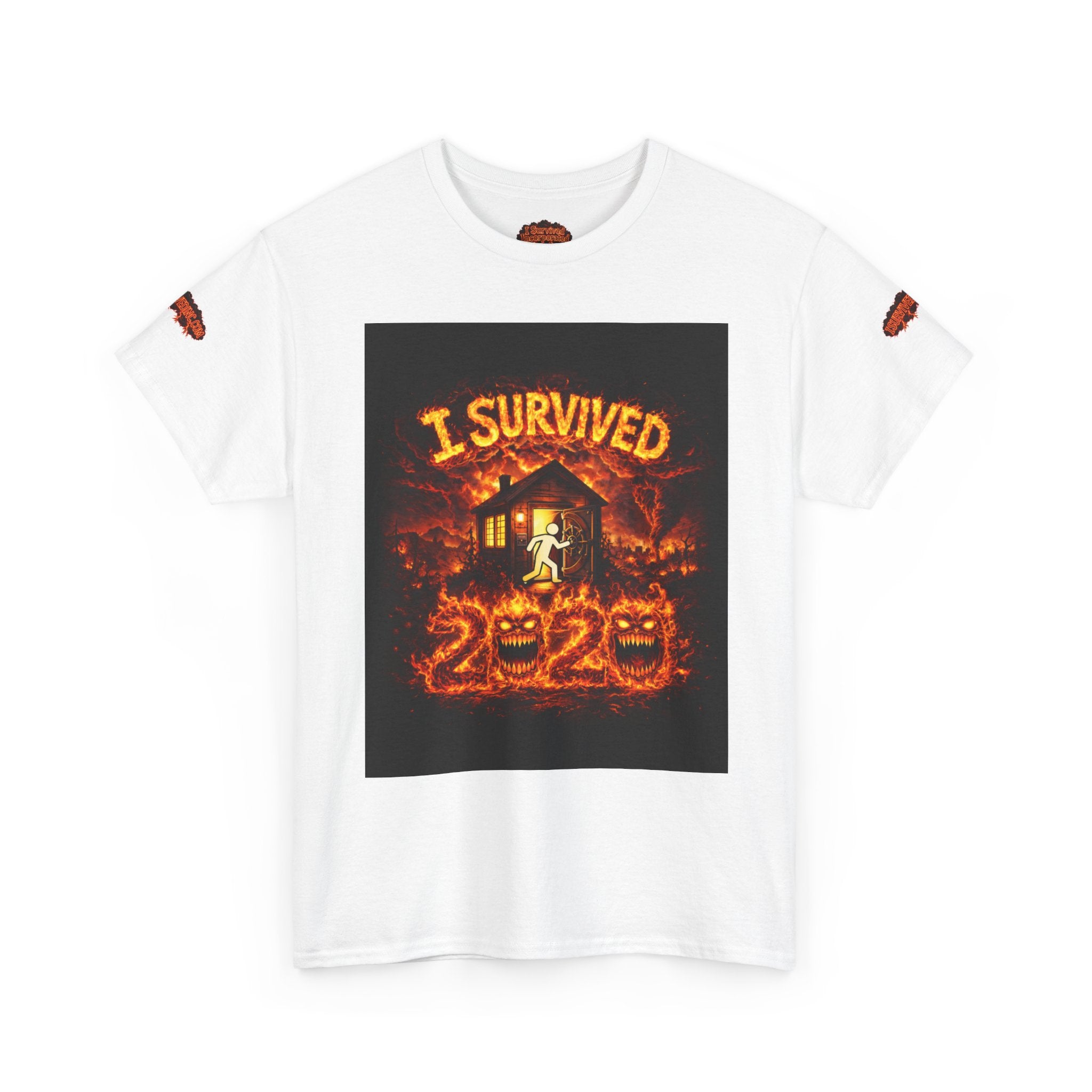 J'ai survécu à 2020 — S2:É3 « Les incendies de forêt en Californie » | T-shirt unisexe en coton épais édition spéciale "Incendies de forêt"