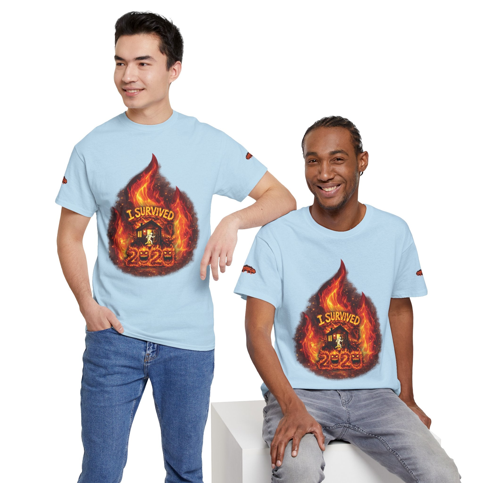 I Survived 2020 — Director's Cut S2:E1 "Berry Creek" | Wildfire Edition Memorial Unisex Heavy Cotton Tee (SPECIAL EDITION)