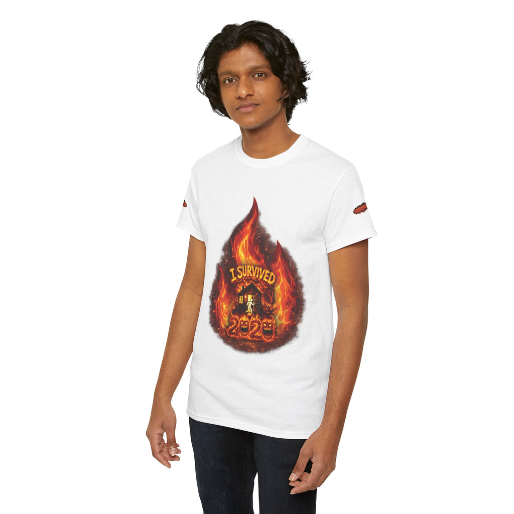 I Survived 2020 — Director's Cut S2:E1 "Berry Creek" | Wildfire Edition Memorial Unisex Heavy Cotton Tee (SPECIAL EDITION)