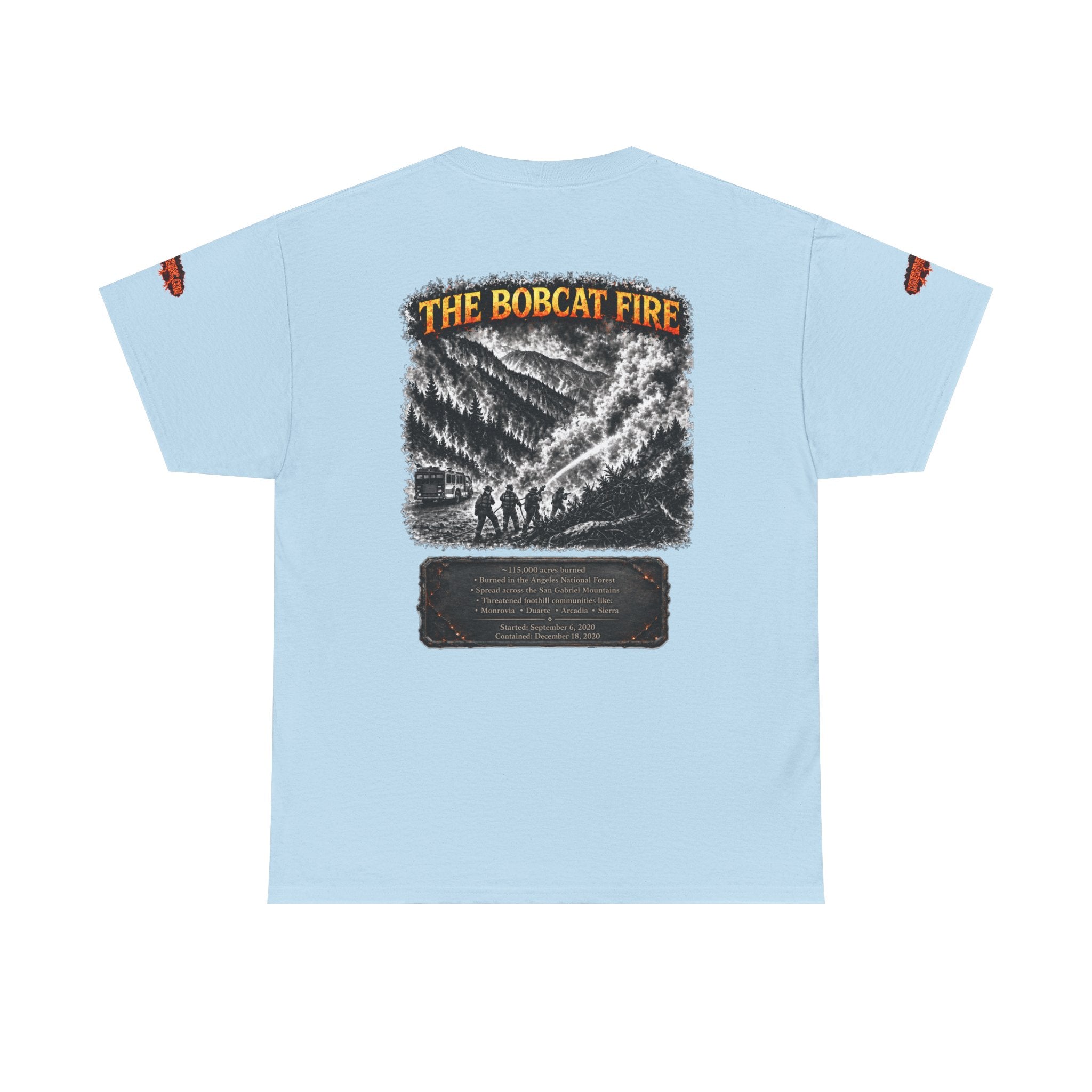 I Survived 2020 — Director's Cut S2:E2 "The Bobcat Fire" | Wildfire Edition Memorial Unisex Heavy Cotton Tee (SPECIAL EDITION)