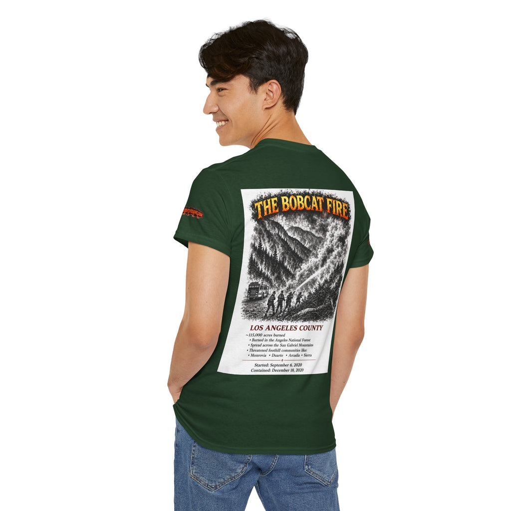 I Survived 2020 — S2:E2 "The Bobcat Fire" | Wildfire Edition Memorial Unisex Heavy Cotton Tee (SPECIAL EDITION)