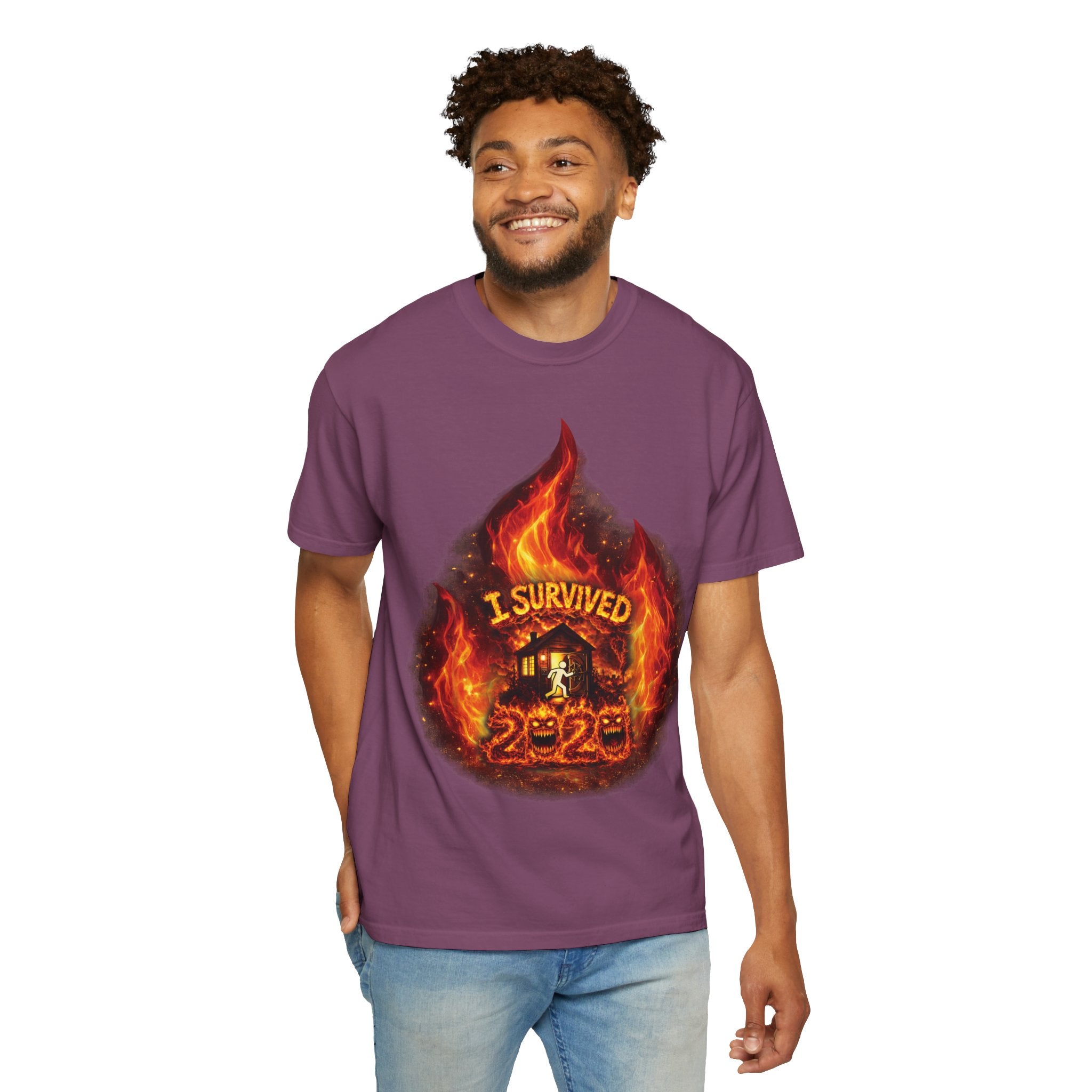I Survived 2020 — Director's Cut S2:E4 "Western U.S. Wildfire Season" | Mid-Season Finale Pt. 1 | Wildfire Edition Memorial Unisex Garment-Dyed T-shirt