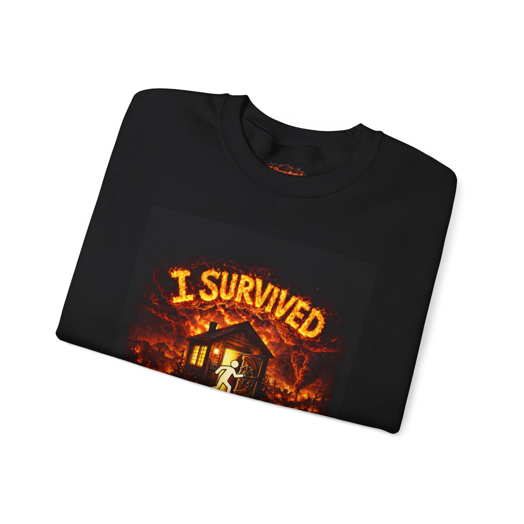 I Survived 2020 — S2:E2 "The Bobcat Fire" | Wildfire Edition Memorial Unisex Heavy Blend™ Crewneck Sweatshirt