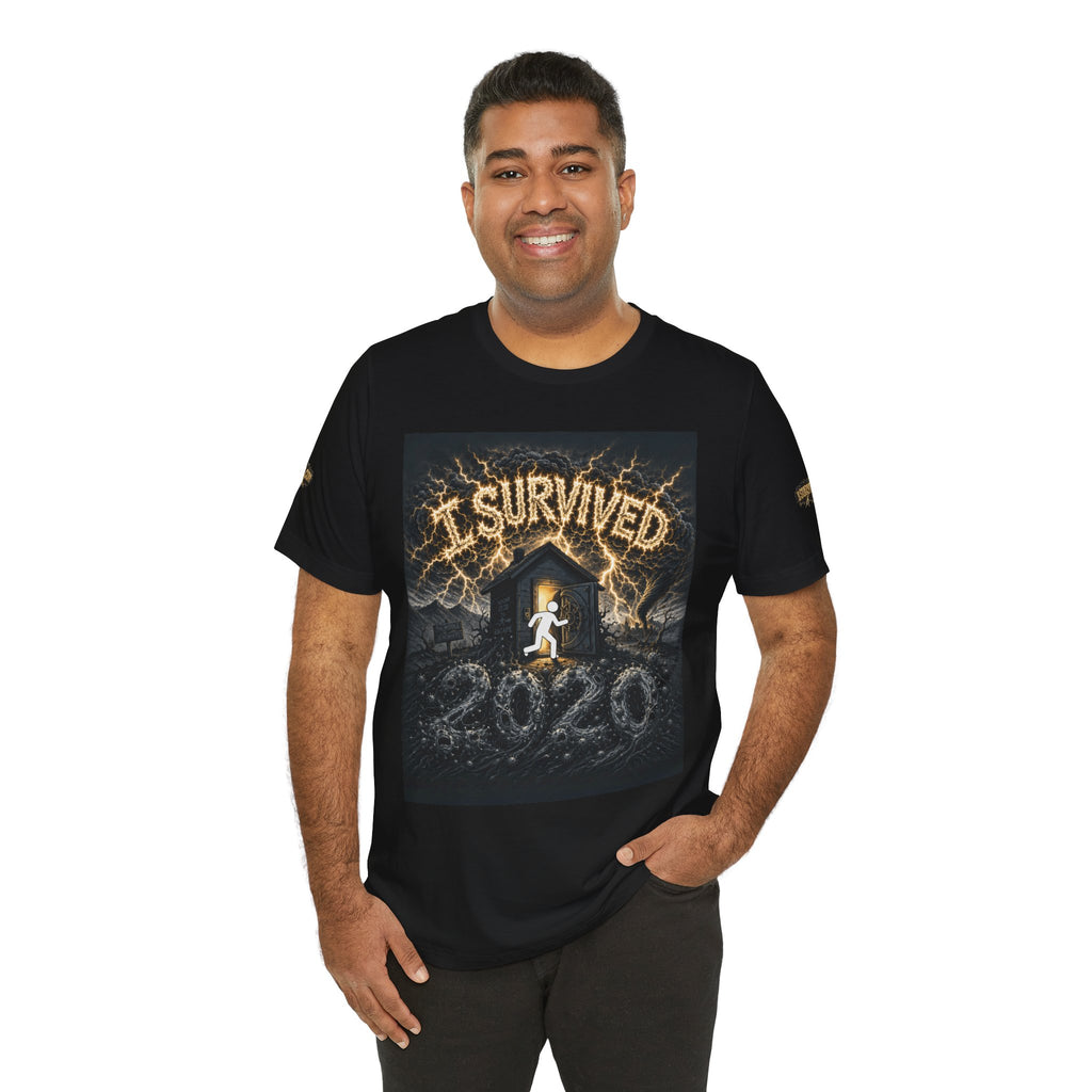 I Survived 2020 — Original Design Teaser Tee | Season 1 Premiere Drop Unisex Jersey Short Sleeve Tee