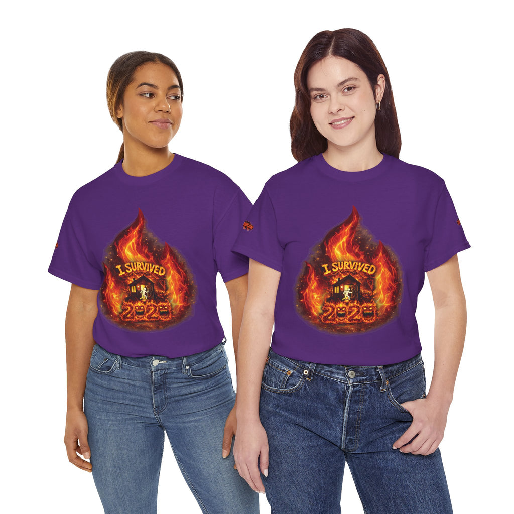 I Survived 2020 — Director's Cut S2:E2 "The Bobcat Fire" | Wildfire Edition Memorial Unisex Heavy Cotton Tee (SPECIAL EDITION)